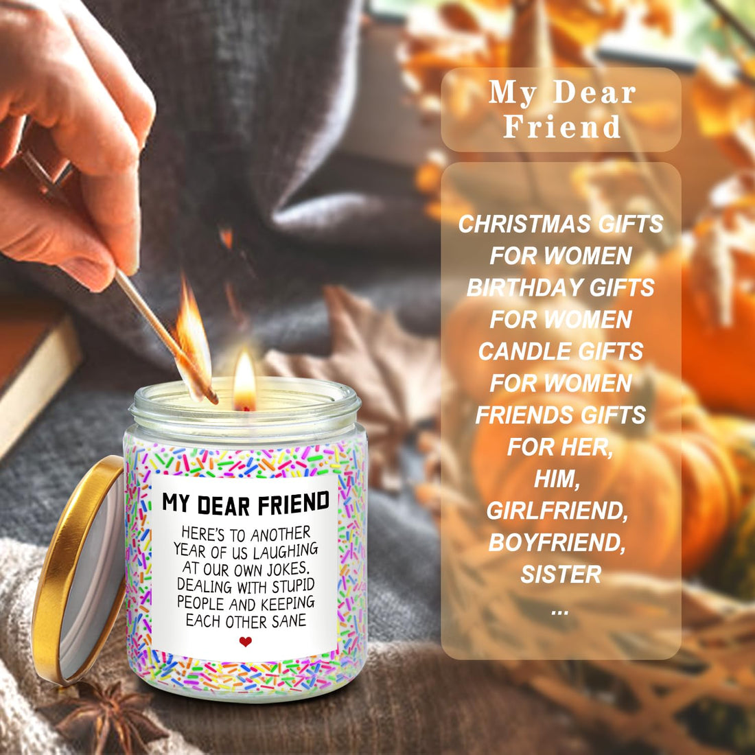 Birthday Gifts for Women, Happy Birthday Candle, Sister Birthday Gifts Ideas LOTICONA buy supplements canada
