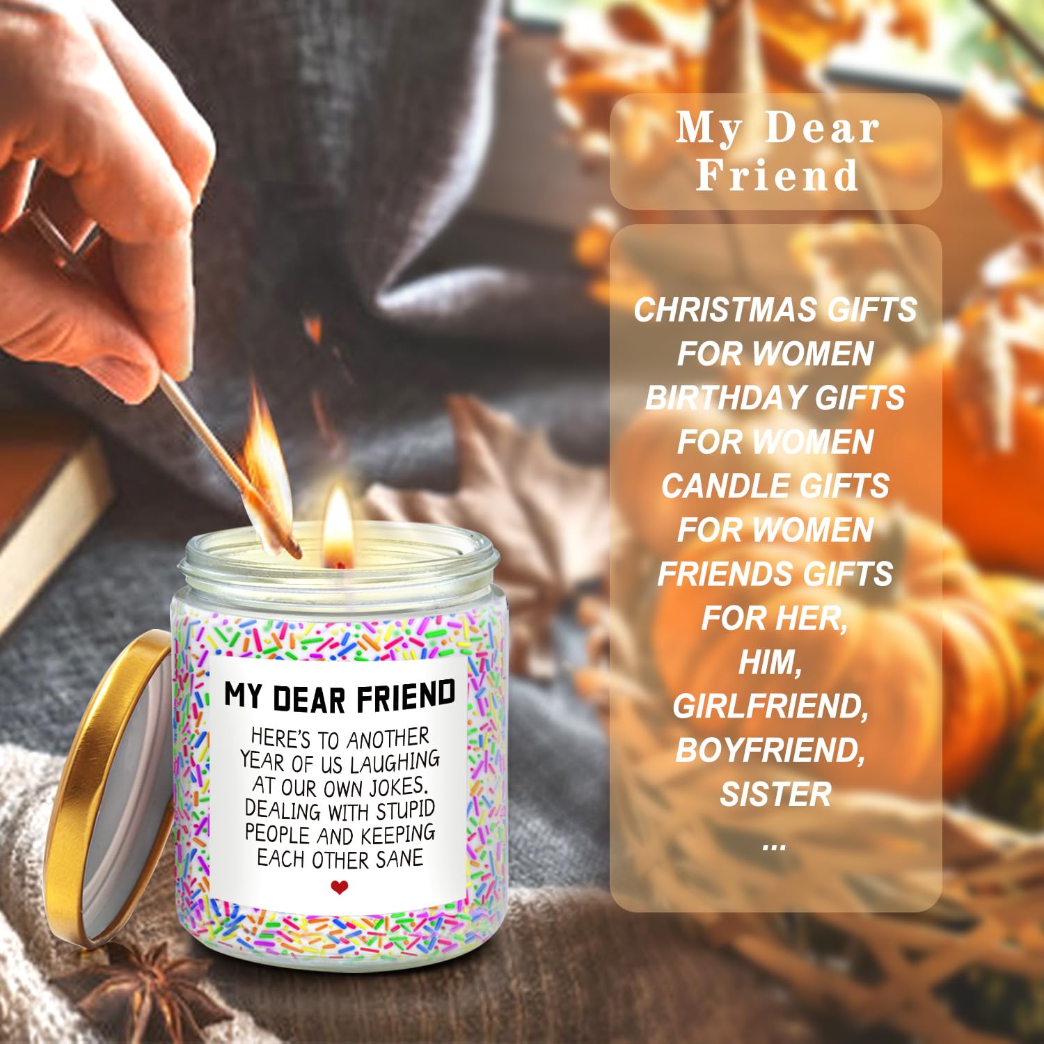 Birthday Gifts for Women, Happy Birthday Candle, Sister Birthday Gifts Ideas LOTICONA buy supplements canada