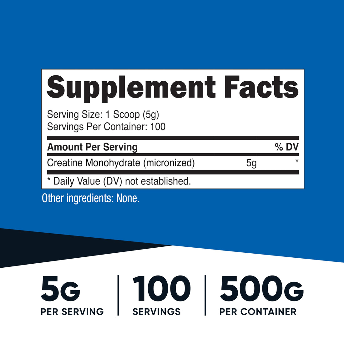 Nutricost Creatine Monohydrate Micronized Powder 500G, 5000mg Per Serv (5g) - 100 Servings, 17.9 Oz Nutricost buy supplements canada