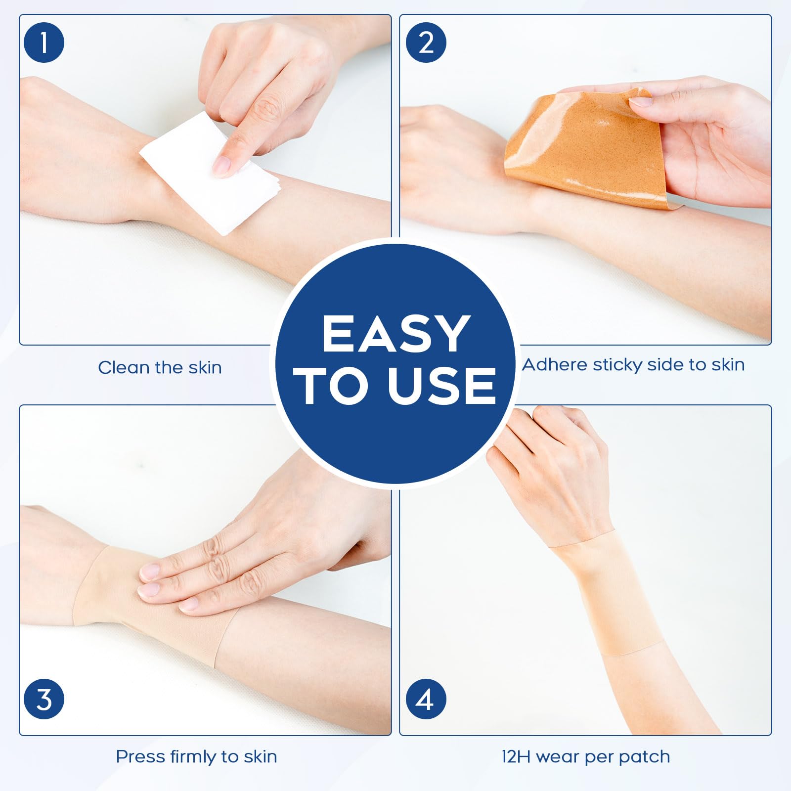 Uposiut Lidocaine Patches, Maximum Strength Lidocaine Patches (40 Patches), for Muscle Pain Relief in The Back, Shoulders, Neck, Knees, and Anks, 12 Hour Pain Relief-G002 Uposiut buy supplements canada