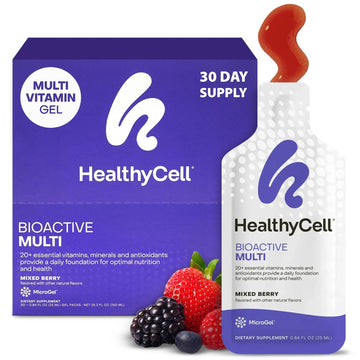 Healthycell Bioactive Daily Liquid Multivitamin for Men & Women – 20+ Essential Vitamins, Minerals & Antioxidants for Brain Healthycell buy supplements canada