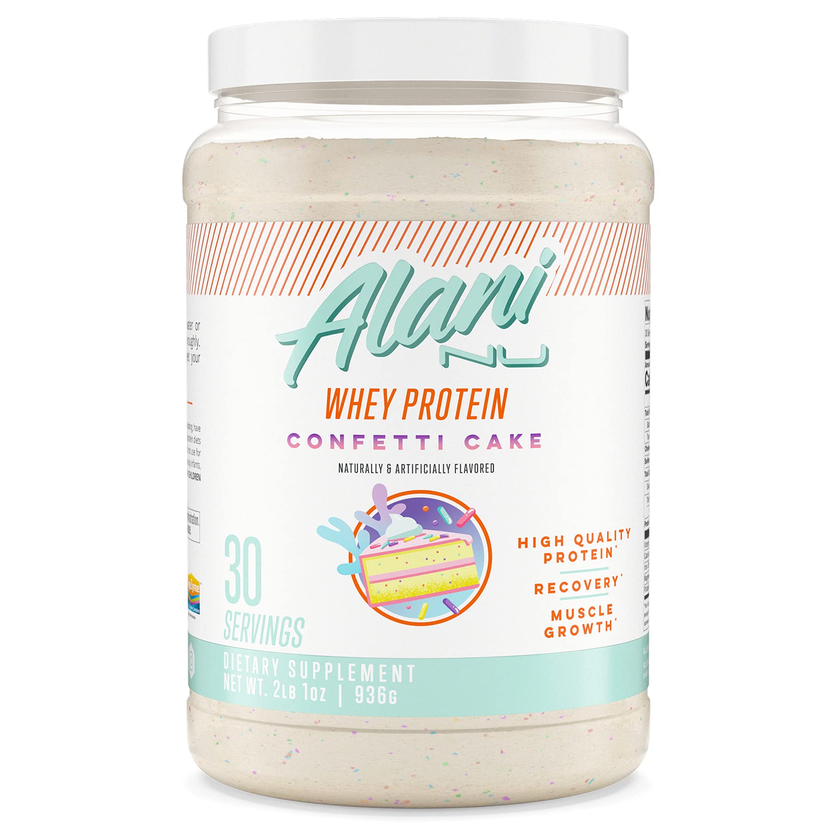 Alani Nu Whey Protein Powder Confetti Cake | 23g Protein with Low Sugar & Digestive Enzymes Alani Nu buy supplements canada