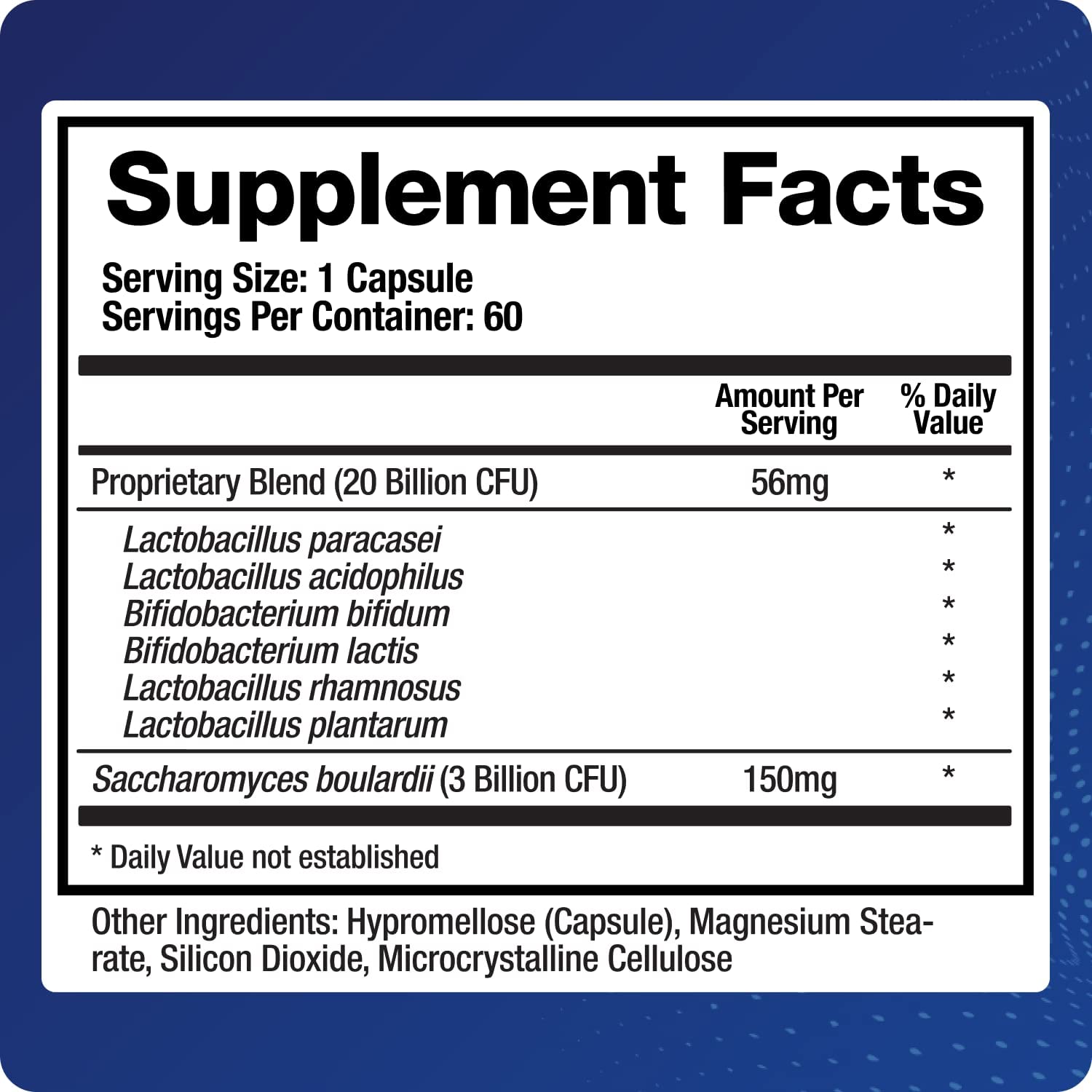 BioMatrix Saccharomyces boulardii Probiotic Supplement w/L. paracasei, L. rhamnosus, Bifidobacterium, Acidophilus – Prebiotic Complement – Temp-Stable, 30-60 Day Supply BioMatrix buy supplements canada