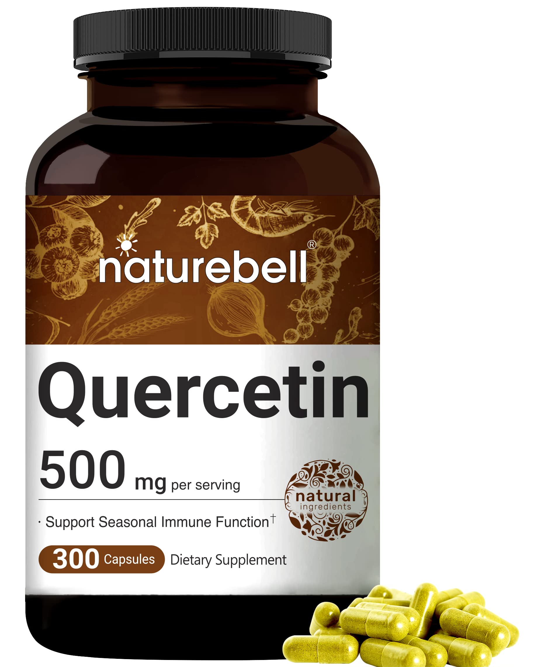 NatureBell Quercetin 500mg Per Serving | 300 Capsules, Ultra Strength Quercetin NatureBell buy supplements canada
