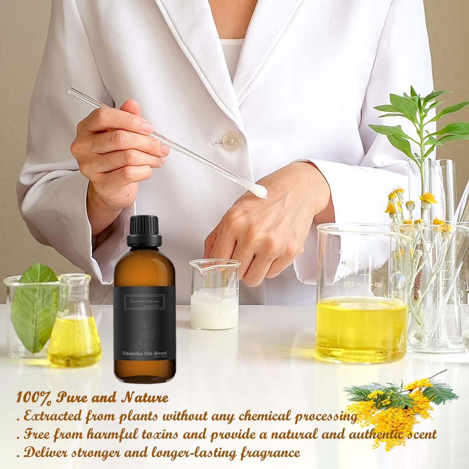 Homnas White Tea Essential Oil 100ML, Hotel Collection 100% Pure and Natural Aromatherapy Oil homnas buy supplements canada