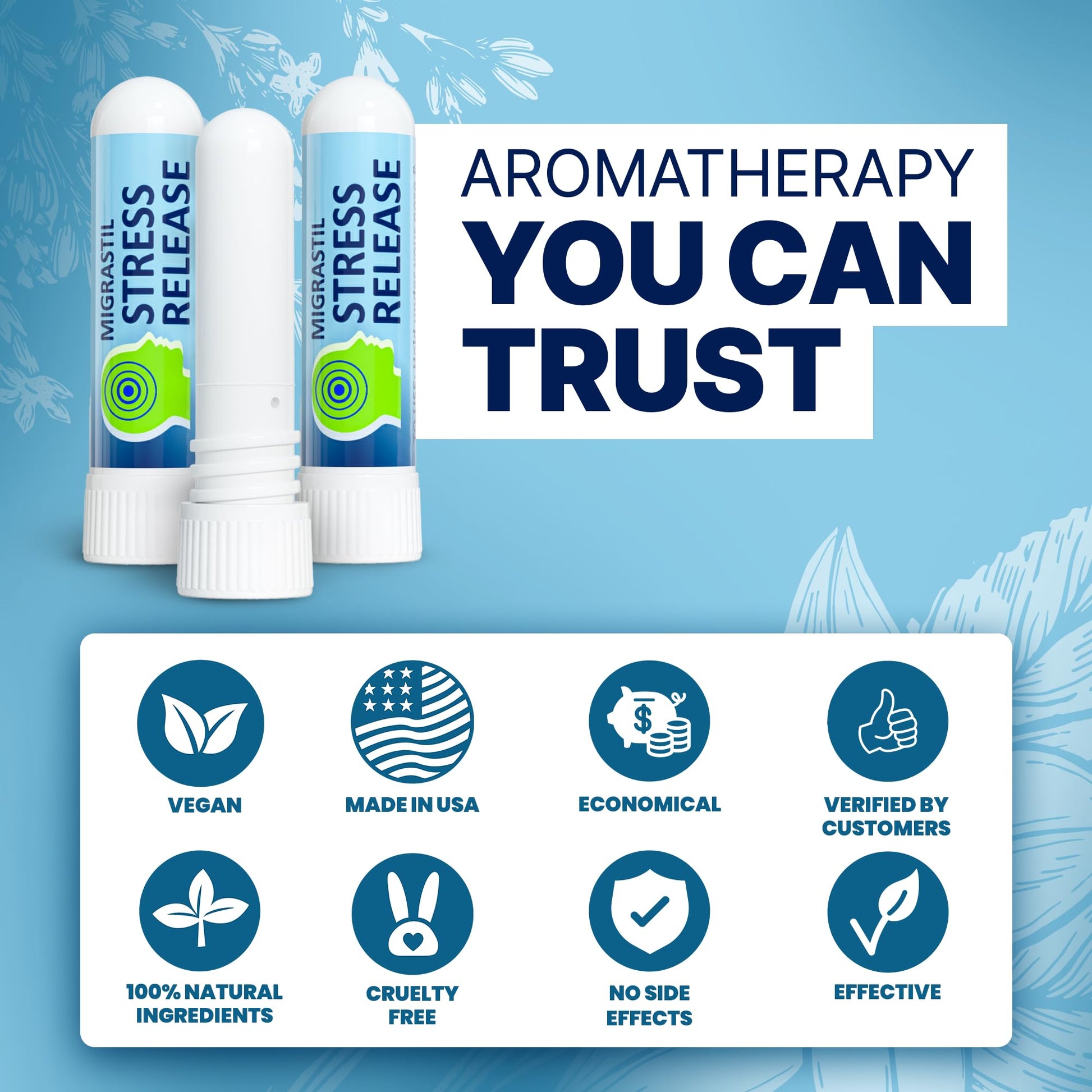 Basic Vigor Migrastil Extra Strength Migraine Stick & Stress Release Inhaler 2-Pack Basic Vigor buy supplements canada