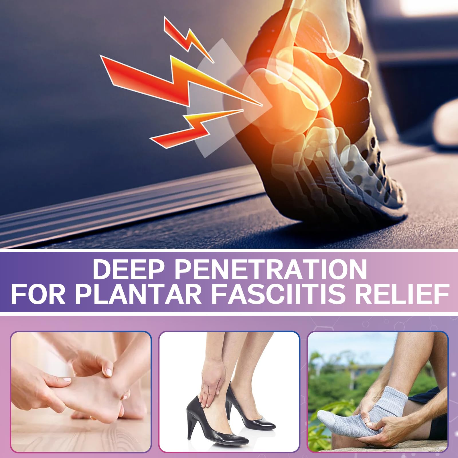 Mosconly Plantar Fasciitis Relief 14 Pcs, Natural Heel Discomfort Relief for Plantar Fasciitis, 12 Hour Maximum Strength Deep Hot, Soothing of Joint Soreness for Heel Discomfort Mosconly buy supplements canada