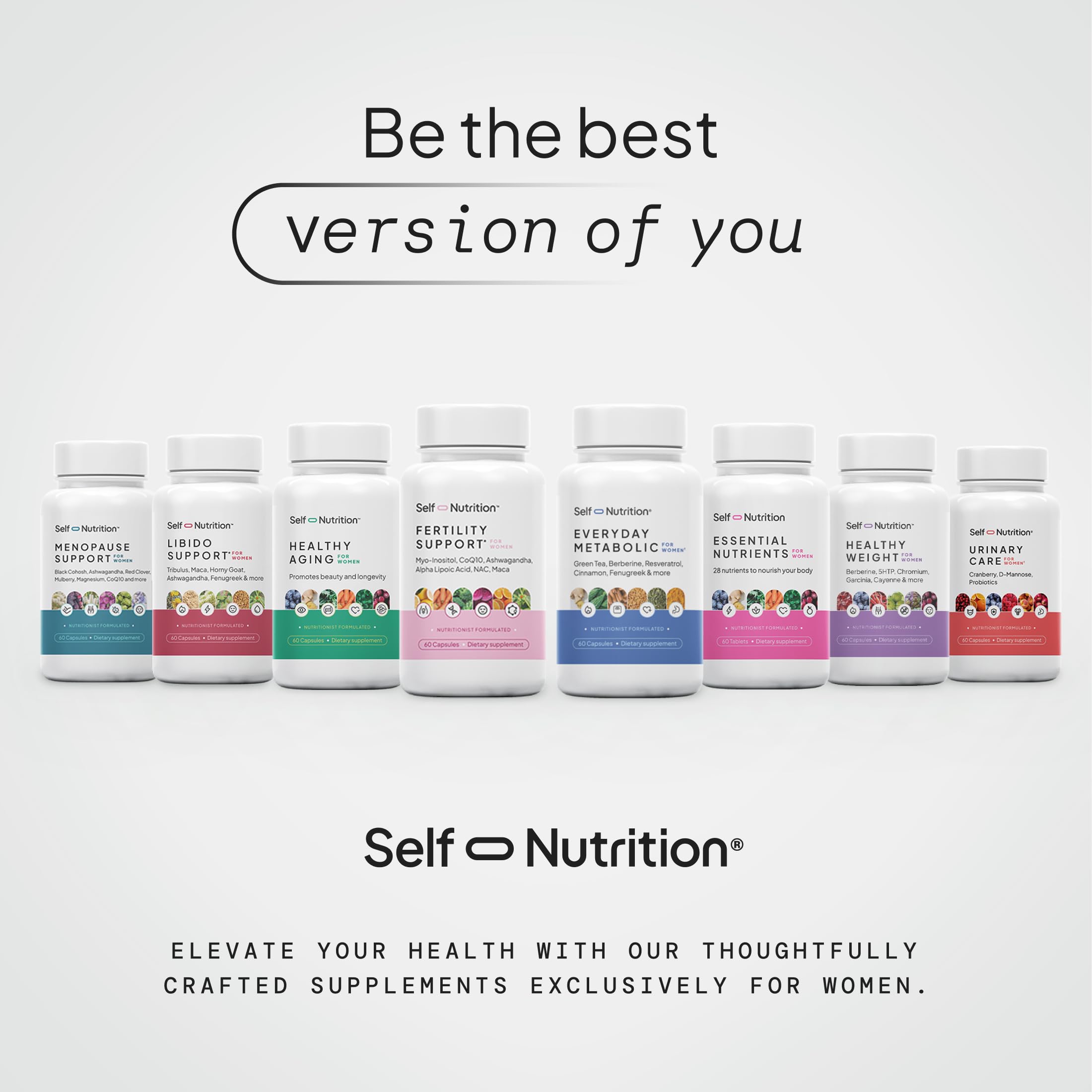 SELF NUTRITION Menopause Support for Women -All-Natural, Hormone-Free Perimenopause & Menopause Support. Unique Blend for Hot Flashes, Mood, Energy, Sleep & More. Vegan, Gluten-Free, 60 Capsules. SELF NUTRITION buy supplements canada
