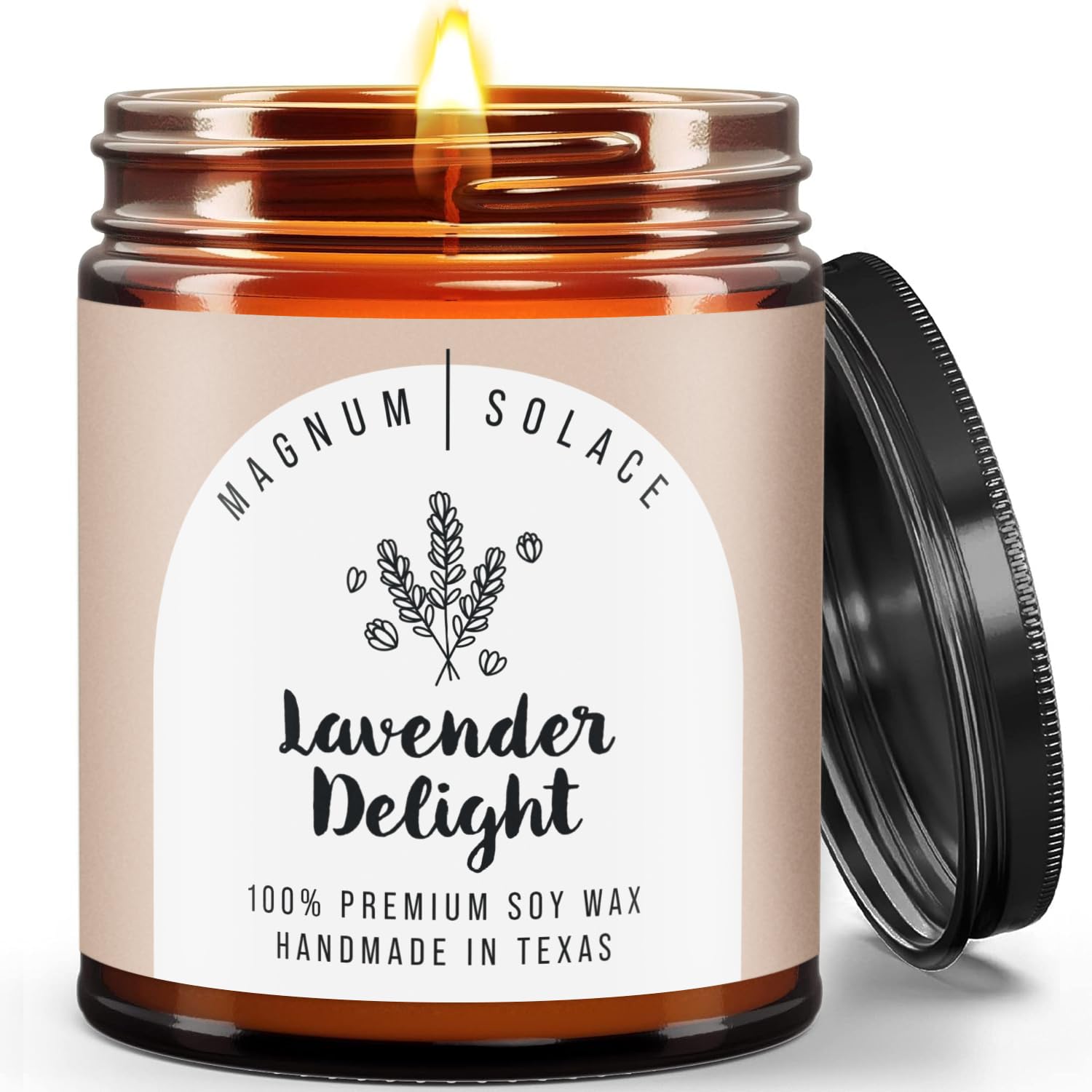 Christmas Candles Scented - Holiday Candles - Winter, Fall - Premium Soy Wax Candle - Lavender Magnum Solace buy supplements canada