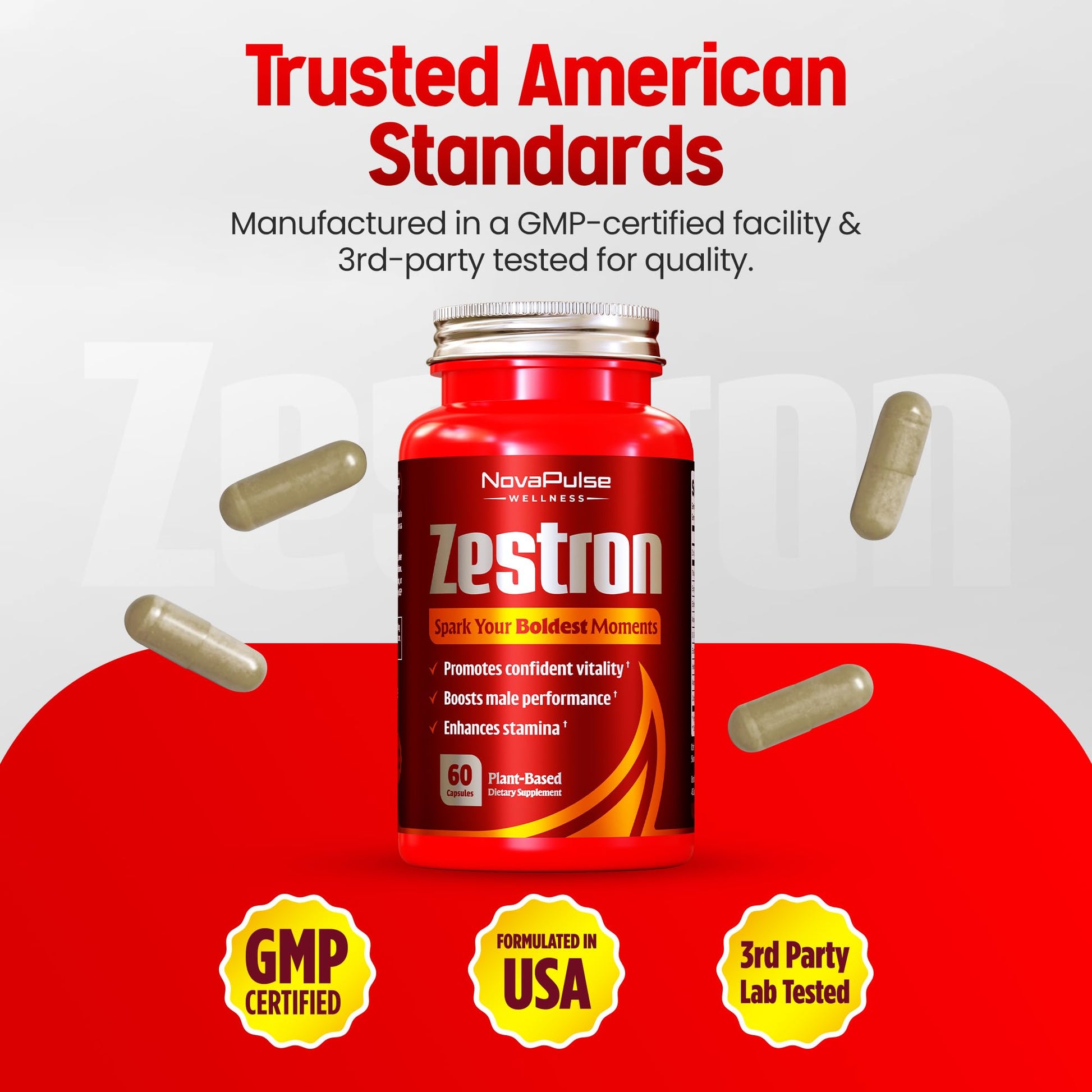 Male Enhancing Supplement Fast Acting Enlargement Pills for Men - Enhanced Size, Drive, Blood Flow, Libido, Testosterone Booster, Strength, Endurance - Boost Performance & Confidence - 60 Capsules NovaPulse Wellness buy supplements canada