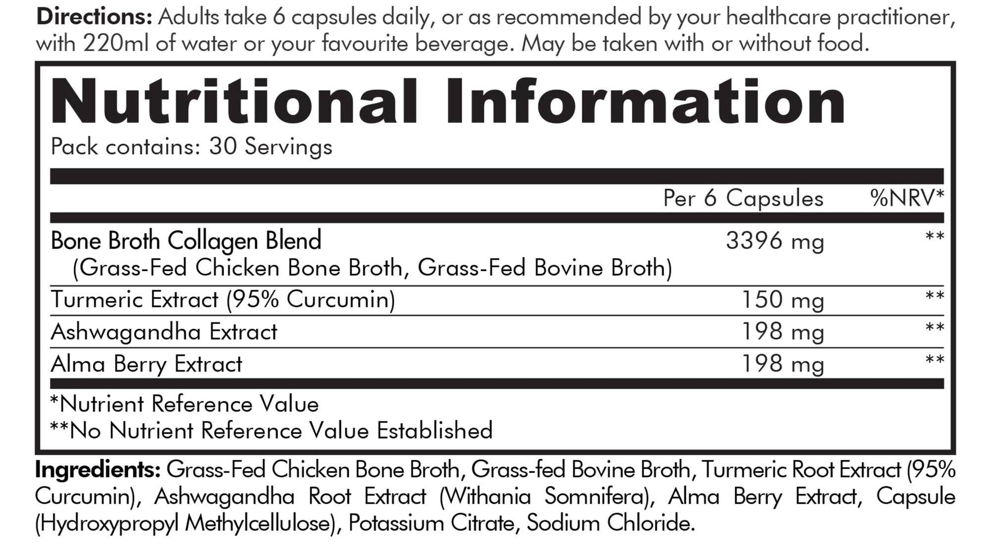 Codeage Bone Broth Collagen Capsules Grass Fed - Pasture Raised Chicken Bone Broth Collagen Codeage buy supplements canada