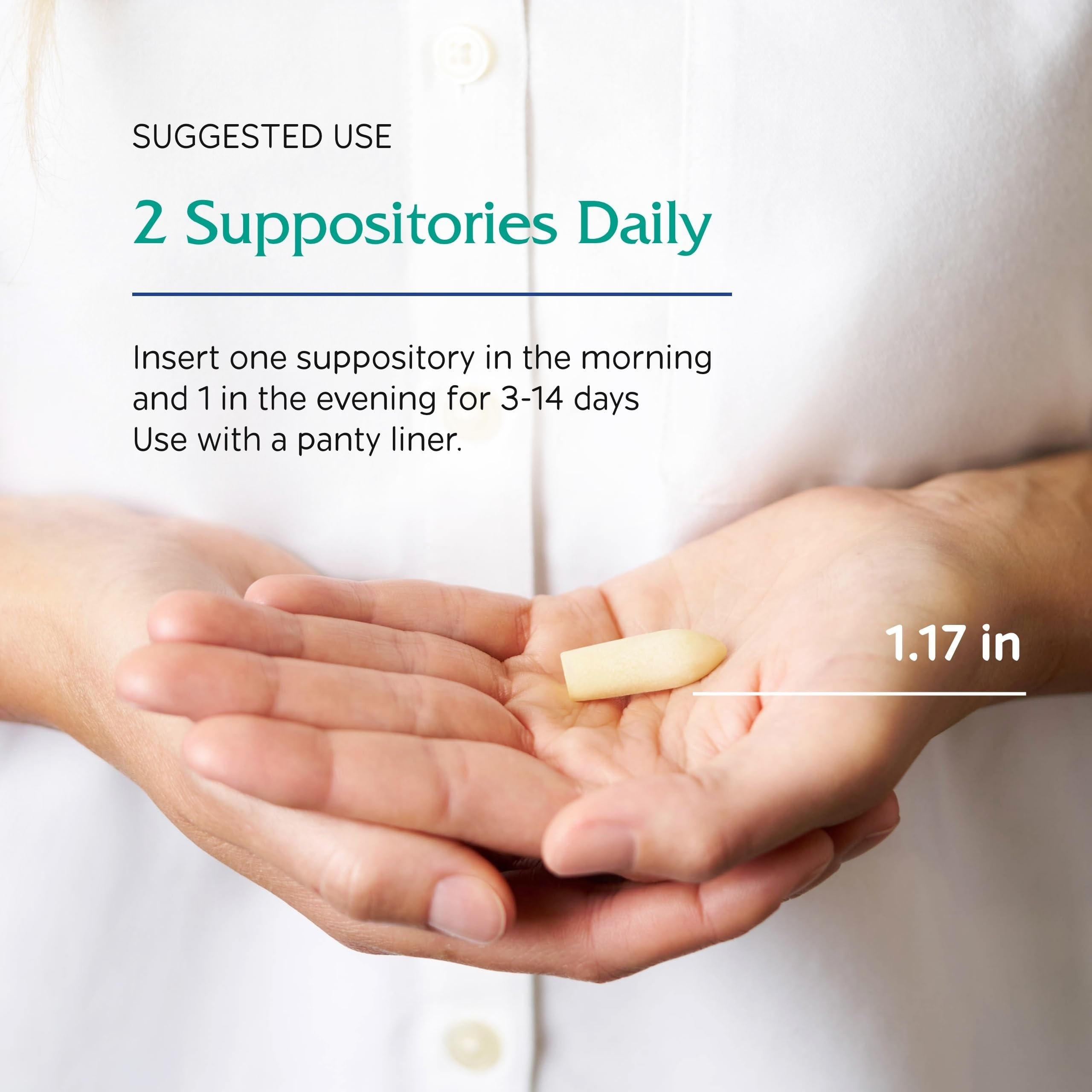 Vitanica Yeast Arrest, Homeopathic Vaginal Suppositories, for Yeast Infection Symptoms, Relieves Burning, Itching & Discharge, with Boric Acid, Tea Tree Oil & Probiotics, Vegan (Pro Logo, 14ct) Vitanica buy supplements canada