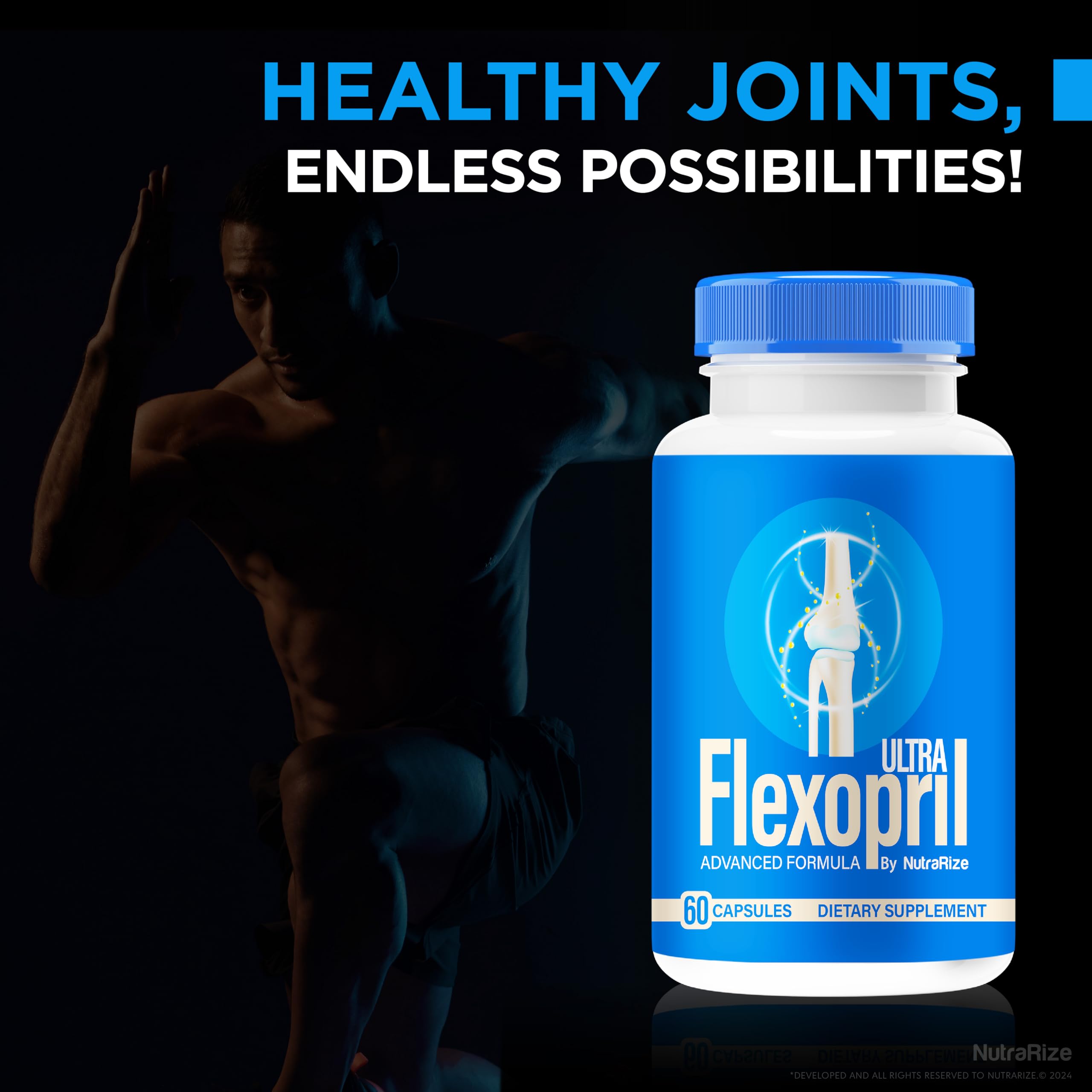NutraRize (2 Pack) Flexopril Ultra Capsules, Official Flexopril for Joint Support, All-Natural Formula to Fortify Bones and Bolster Flexibility, Premium FlexoprilUltra Pills Review (120 Capsules) NutraRize buy supplements canada
