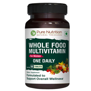 Pure Nutrition Whole Food Multivitamin for Women | 60 Tabs | One-A-Day | 100% RDA | 24 Natural Vitamins and Minerals | PURE NUTRITION NATURAL TREASURES buy supplements canada