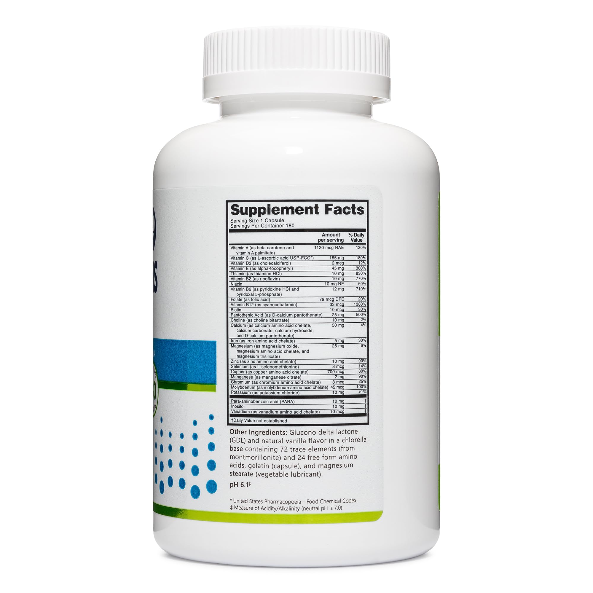 NutriBiotic – Multi Vitamins & Minerals, 180 Ct Capsules (Formerly Hypoallergenic Multiple) | 72 Pure Trace Elements in a Base of Chlorella | Pharmaceutical-Grade & Highly Absorbable | Gluten Free NutriBiotic buy supplements canada