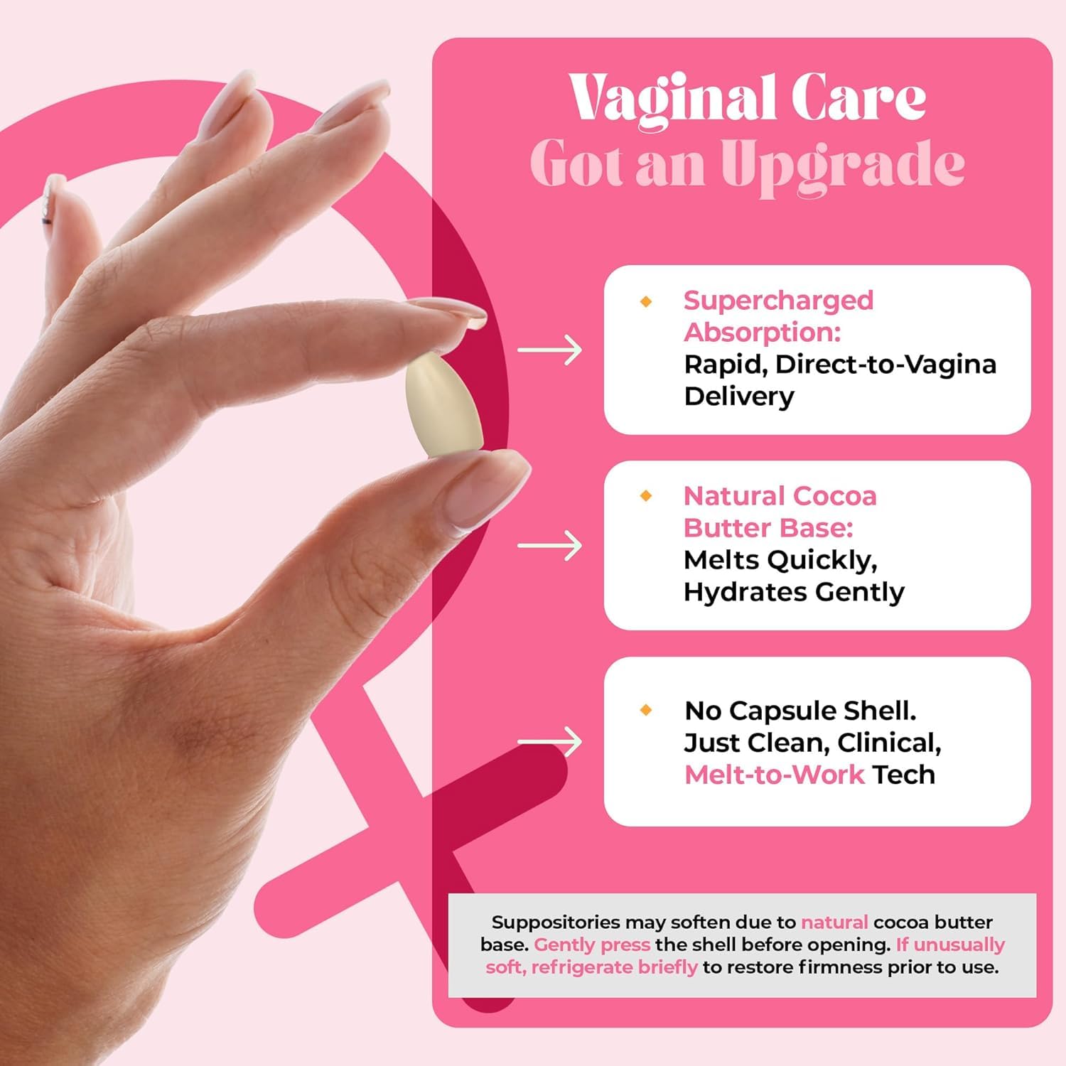 PURE WOMAN - pH-ighter Vaginal Boric Acid Suppositories for Women - Hyaluronic Acid - 4 in 1 Vaginal Suppositories for Discomfort, Dryness, Odor & pH Balance- Full Vaginal Health Care - 7pk PURE WOMAN buy supplements canada