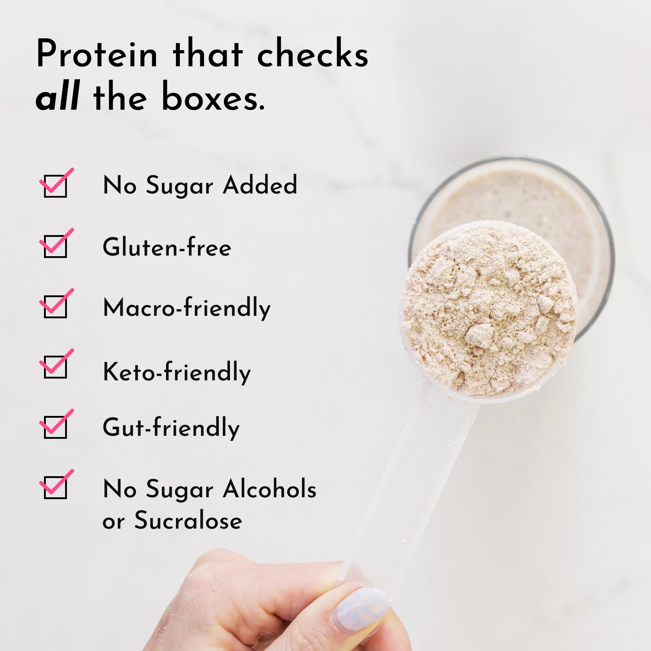 JUST INGREDIENTS Vanilla Protein Powder - Grass-Fed Whey Blend, Organic, Gluten Free, Dairy Free, Soy Free - 15 Servings, 22g Protein JUST INGREDIENTS buy supplements canada