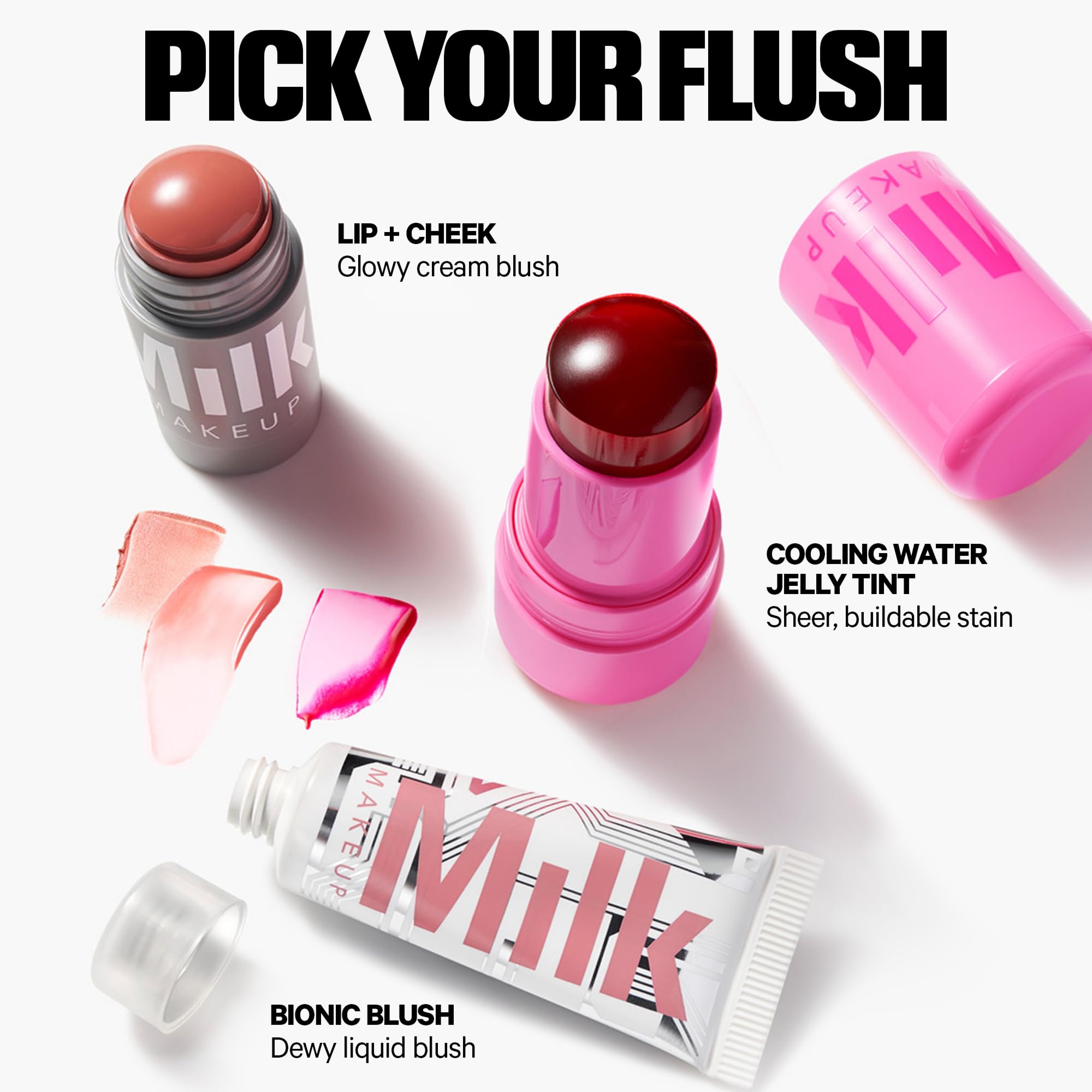 Milk Makeup Cooling Water Jelly Tint – Long-Lasting Sheer Lip + Cheek Stain with Firming Vegan Collagen + Hydrating Aloe – Transfer Proof, Buildable Lip Tint + Blush – Chill (Red), 0.17 oz Milk Makeup buy supplements canada