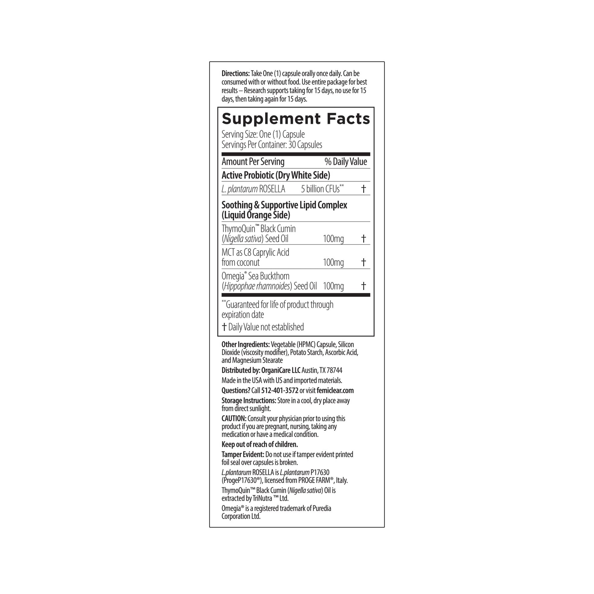 FemiClear 1-Day Dose Restoratives Complex Probiotic Bundle FemiClear buy supplements canada