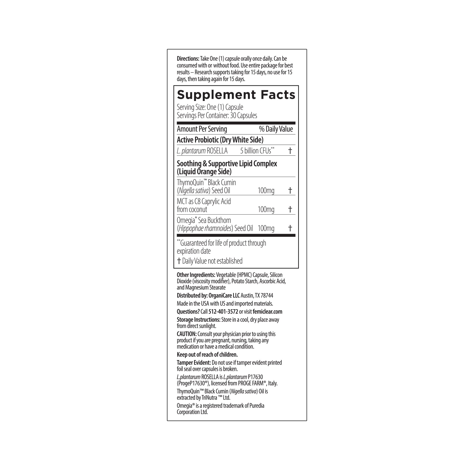 FemiClear 1-Day Dose Restoratives Complex Probiotic Bundle FemiClear buy supplements canada