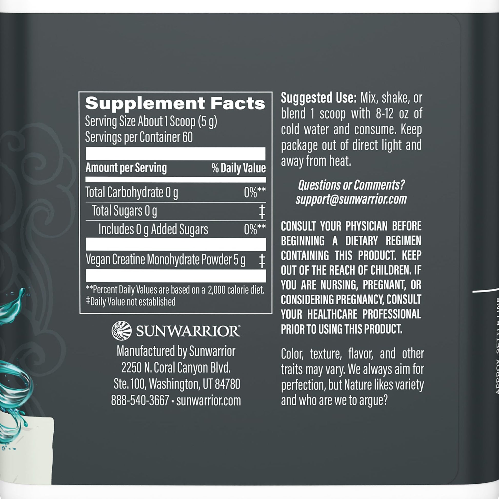 Creatine Monohydrate Powder Micronized PreWorkout Recovery Supplement | Support Muscle Building Strength Training Cognition | Vegan & Keto Friendly Easily Mixes Sunwarrior buy supplements canada