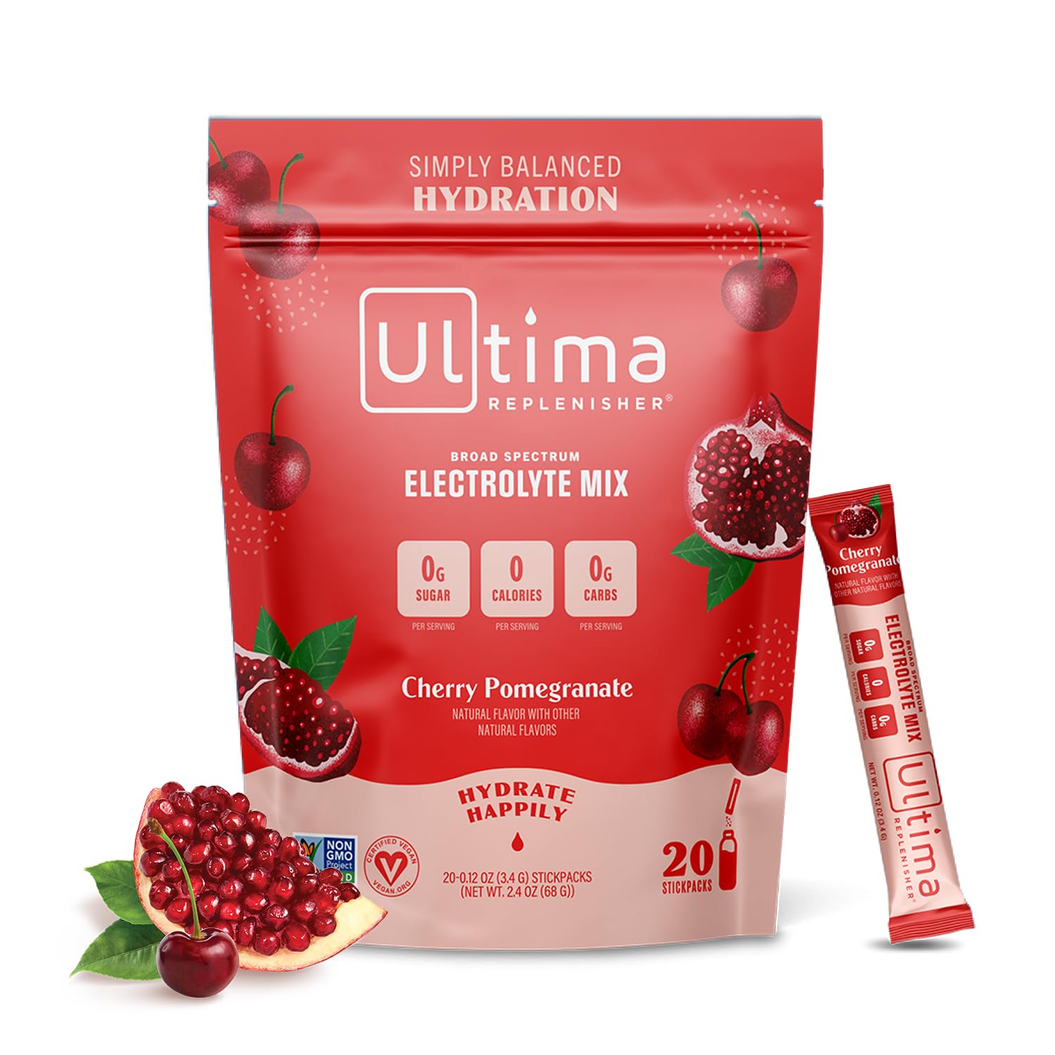 Ultima Replenisher Daily Electrolyte Drink Mix – Cherry Pomegranate, 20 Stickpacks Ultima Replenisher buy supplements canada