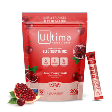 Ultima Replenisher Daily Electrolyte Drink Mix – Cherry Pomegranate, 20 Stickpacks Ultima Replenisher buy supplements canada