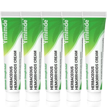 Hemorrhoid Treatment Ointment - Tubesmaximum Strength - Fast Relief from Pain, Itching, Burning, Swelling & Fissures | Natural Aloe & Vitamin E | Travel-Friendly10g x 5 Pieces Tubes - (1.76 Oz) yimimde buy supplements canada