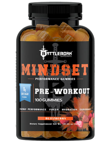 Mindset Dietary Supplement Gummies for Energy and Performance | Naturally Flavored Battle Born Supplements buy supplements canada
