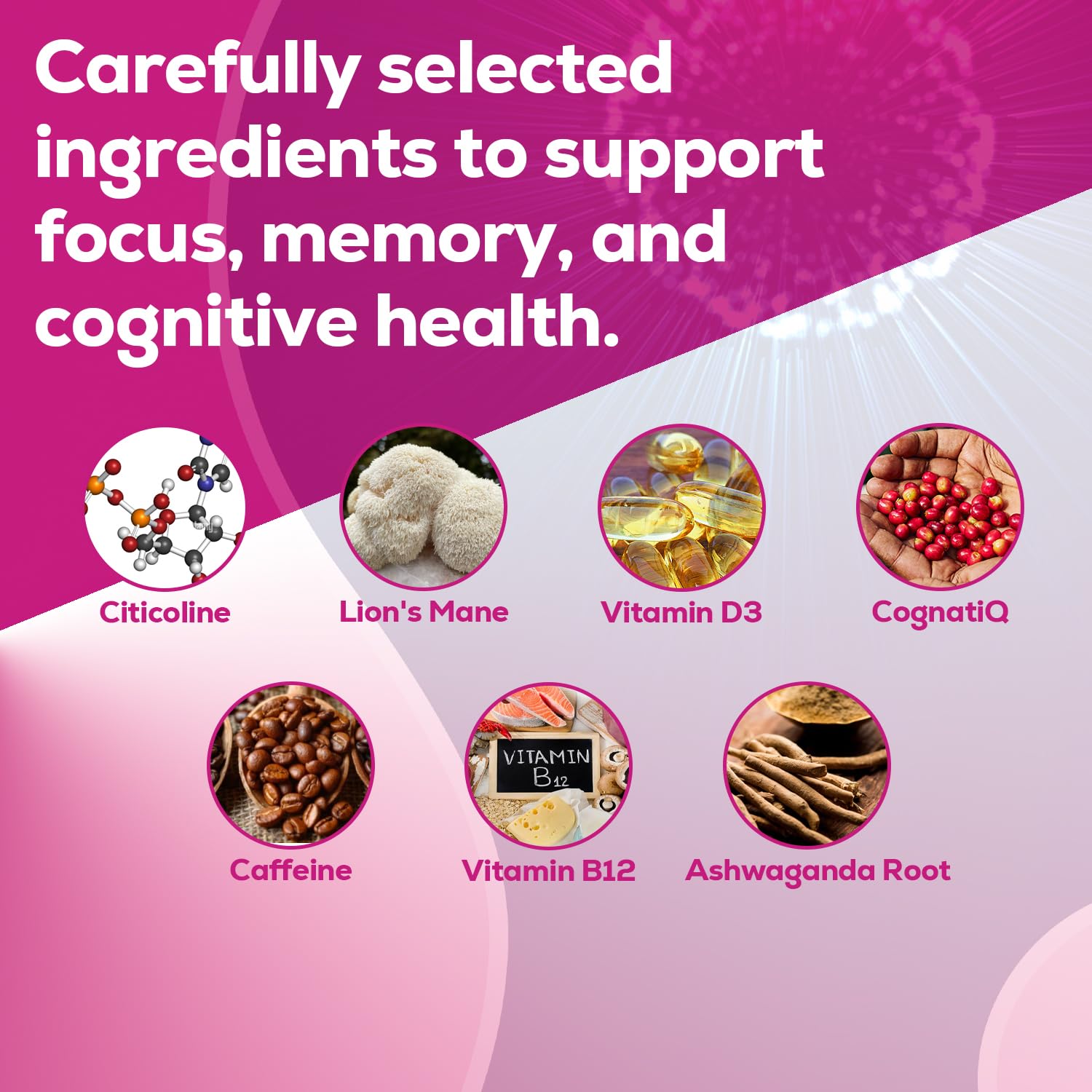 Just Thrive Focus & Memory Gummies – Nootropic Brain Supplement for Clarity, Concentration, Memory Support, & Energy – Citicoline, Lion’s Mane, Vitamin B12 & D3 Just Thrive buy supplements canada