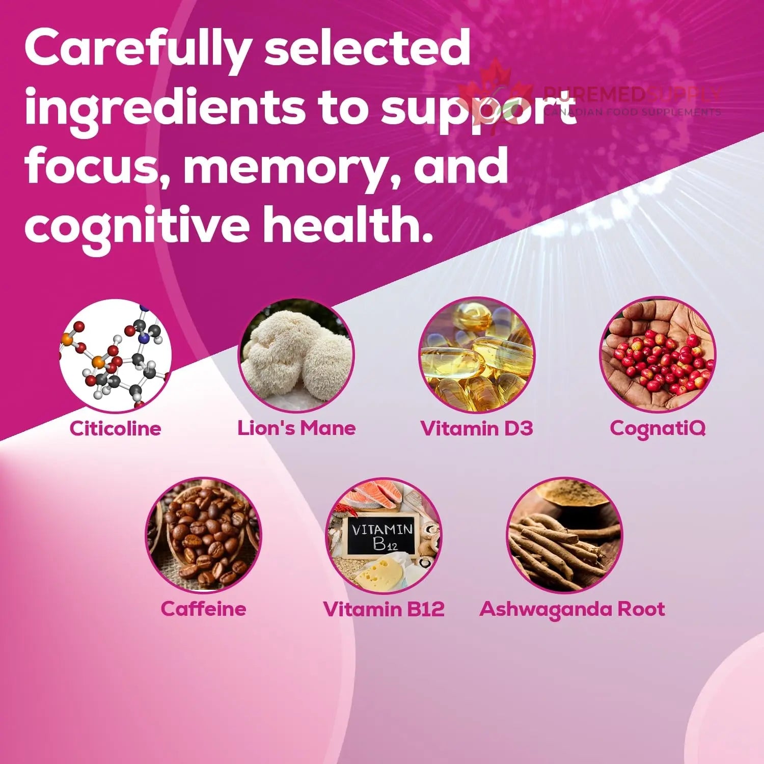 Just Thrive Focus & Memory Gummies – Nootropic Brain Supplement for Clarity, Concentration, Memory Support, & Energy – Citicoline, Lion’s Mane, Vitamin B12 & D3 Just Thrive buy supplements canada