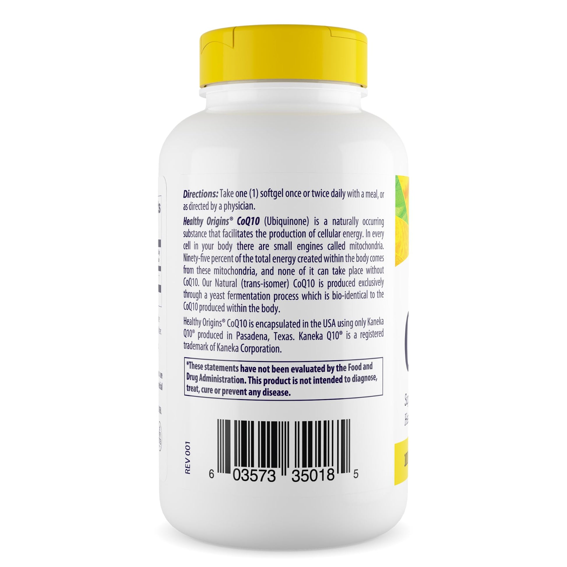 Healthy Origins Natural CoQ10 (Kaneka Q10), 100 mg - Heart Health & Energy Supplement Healthy Origins buy supplements canada