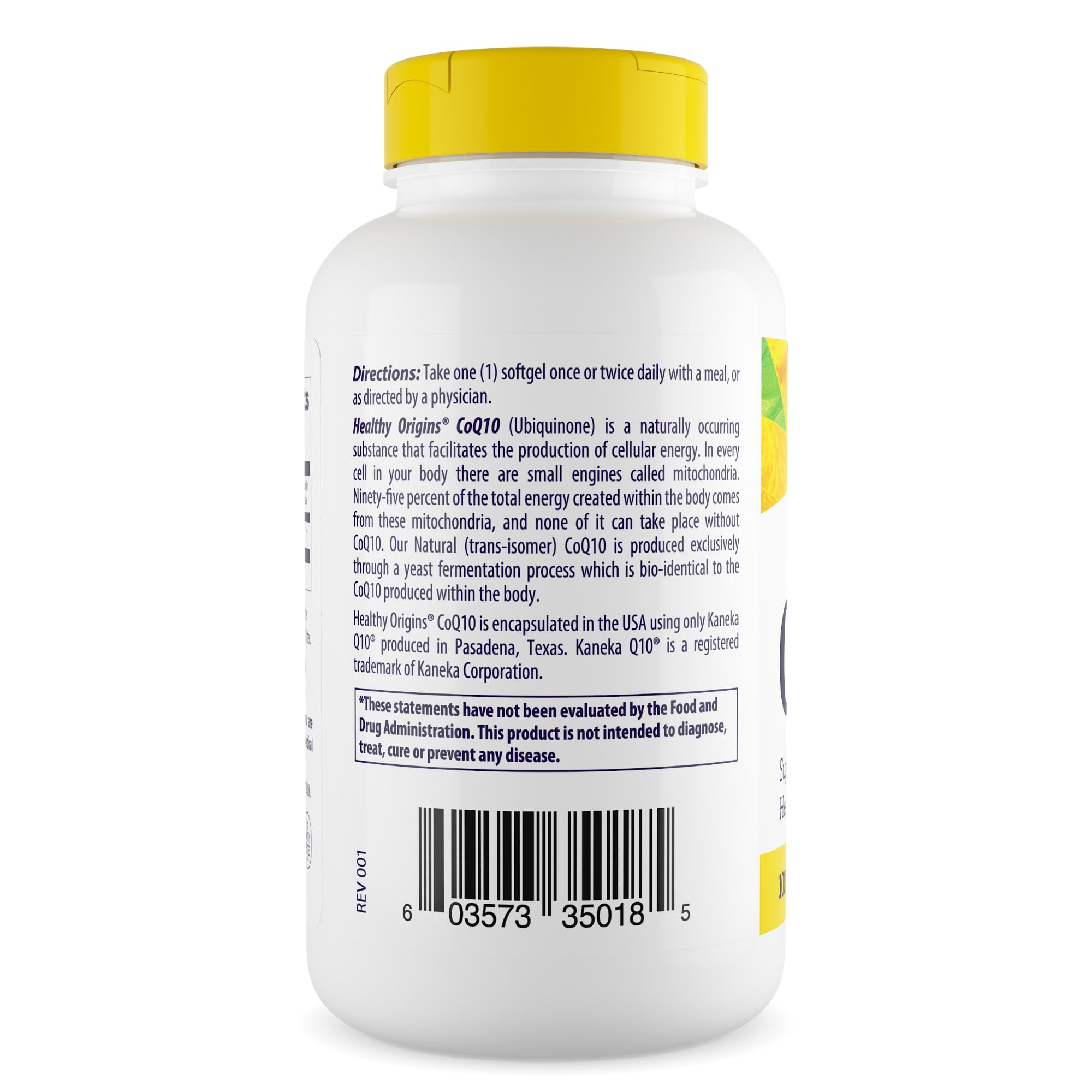 Healthy Origins Natural CoQ10 (Kaneka Q10), 100 mg - Heart Health & Energy Supplement Healthy Origins buy supplements canada