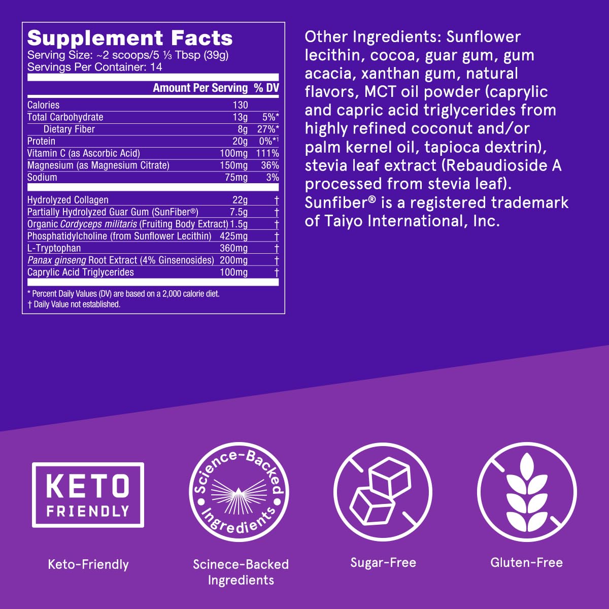 Bulletproof Dark Chocolate Energy Collagen Protein, 19.3 Ounces, Caffeine-Free Fuel Bulletproof buy supplements canada