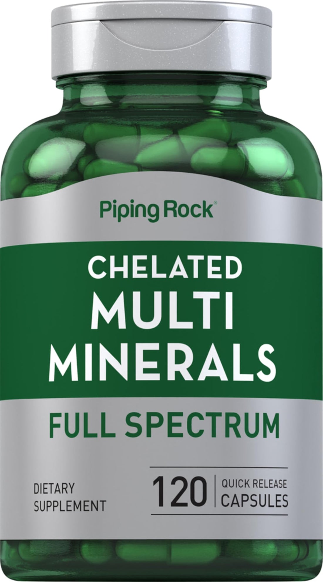 Piping Rock Mega Multi Mineral Chelated Supplement | 120 Capsules | for Men and Women | Iron Free | Non-GMO, Gluten Free Piping Rock buy supplements canada
