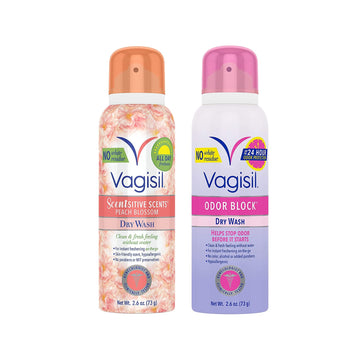 Vagisil Feminine Dry Wash Deodorant Spray for Women, Gynecologist Tested, On The Go Hygiene Vagisil buy supplements canada