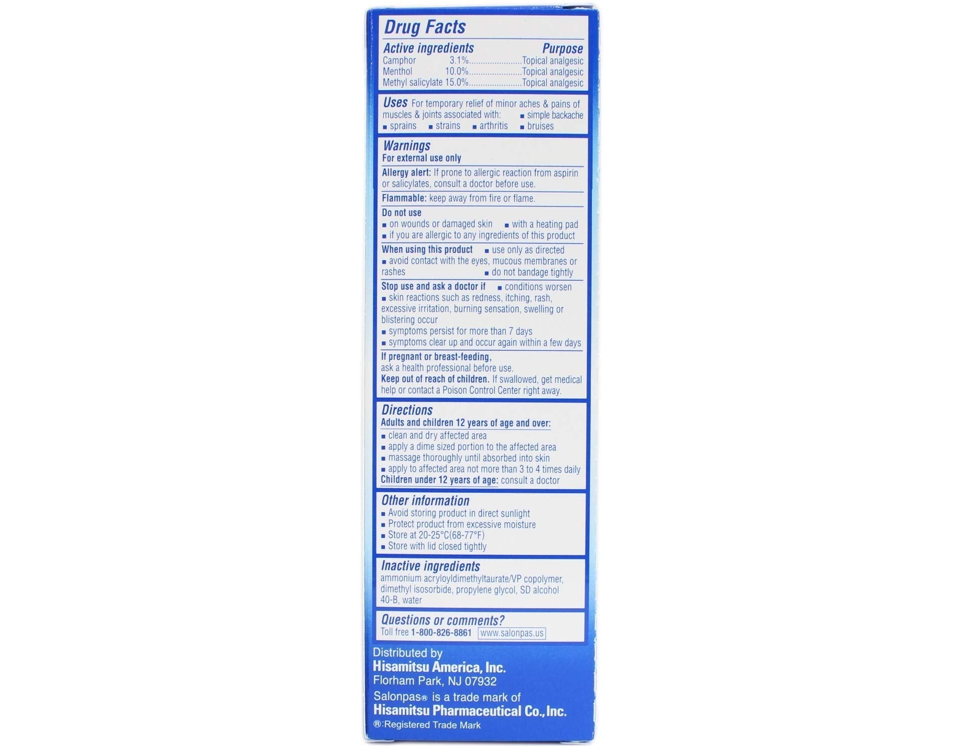 Salonpas Deep Pain Relieving Gel 2.75oz by Salonpas Salonpas buy supplements canada