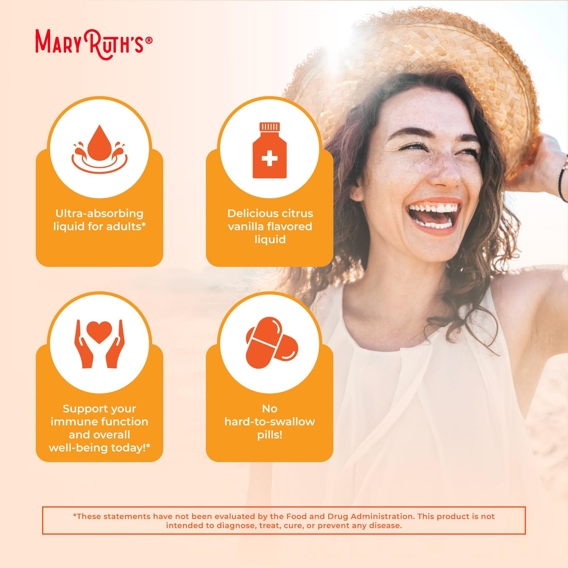 MaryRuth's Megadose Liquid Vitamin C Liposomal | 500 mg Per Serving | Ultra Absorption | Immunity | Antioxidant Support | Collagen Formation | Vegan | Gluten Free | Sugar Free | 7.6 Oz | 30 Servings MARYRUTH'S buy supplements canada
