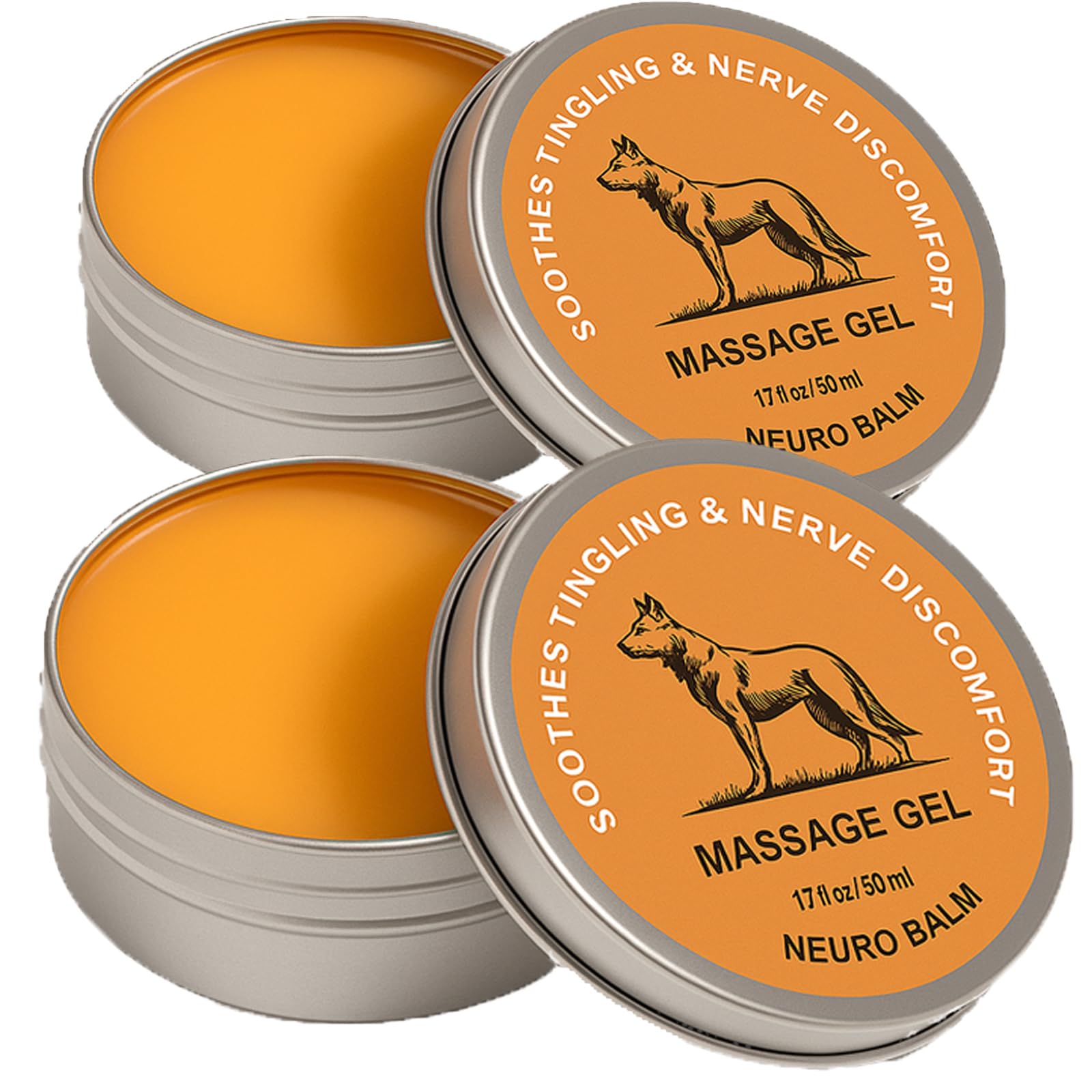 Nerve Relief Balm | Magnesium Neuro Balm for Neuropathy, Natural Joint Care Soothing Massage Cream, Arnica Oil, Camphor Blue, Chamomile Extract 50ml (2) DFTLUUE buy supplements canada