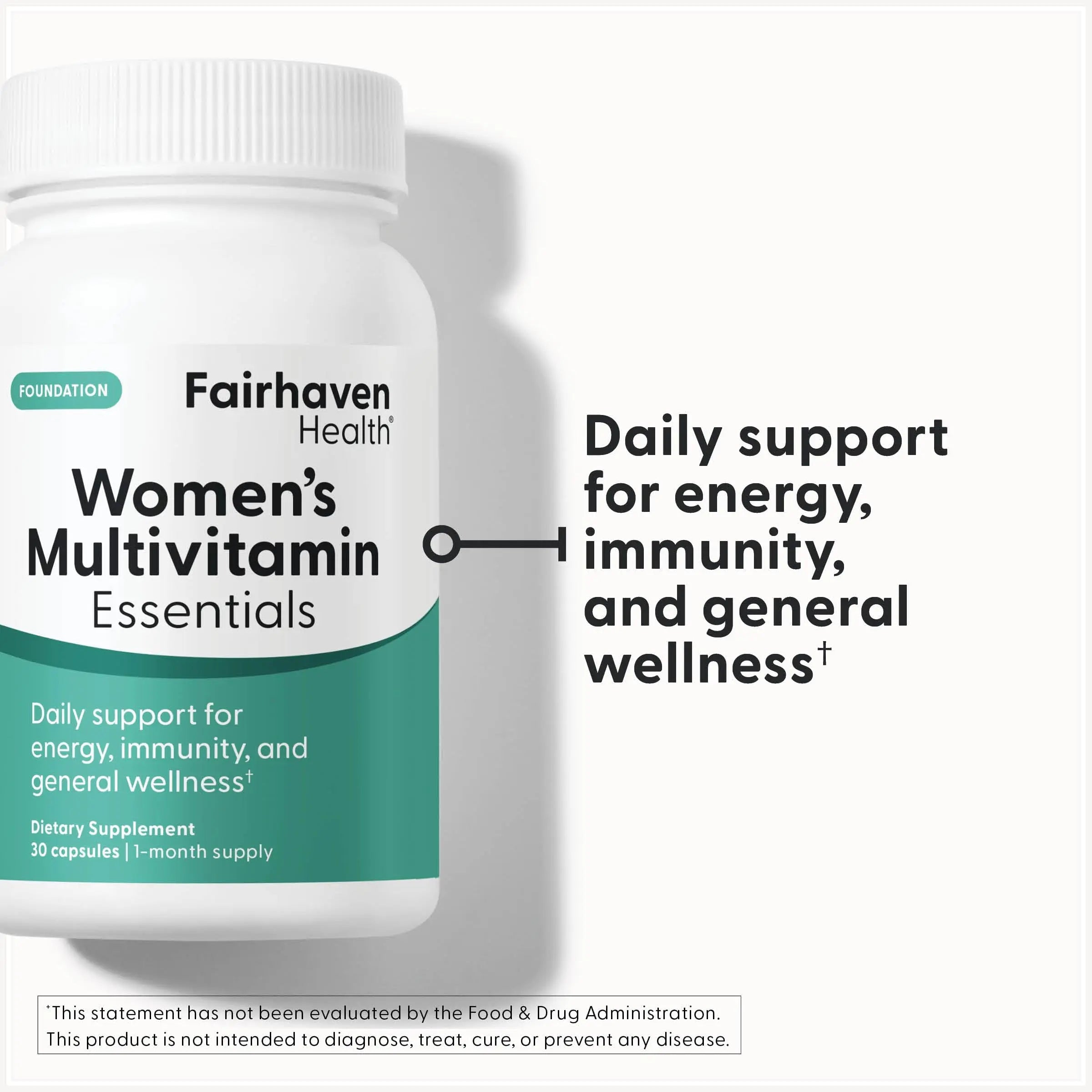 Fairhaven Health Womens Multivitamin Essentials | Once Daily Multivitamin for Women Support for Energy, Immune Health, Eye Health, Hormone Balance | Fairhaven Health buy supplements canada
