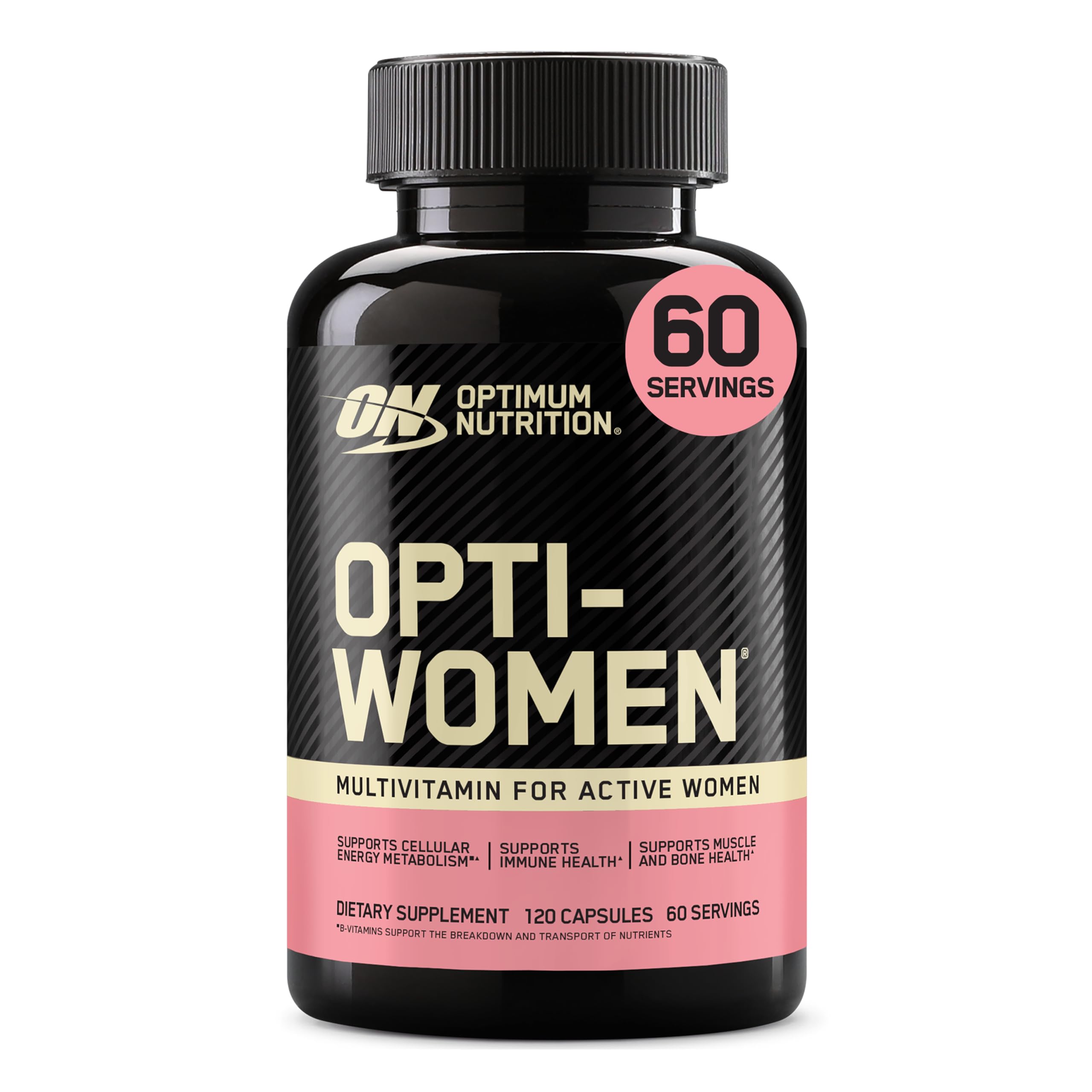Optimum Nutrition Opti-Women, Vitamin C, Zinc and Vitamin D for Immune Support Womens Daily Multivitamin Supplement with Iron, Capsules, 120 Count Optimum Nutrition buy supplements canada