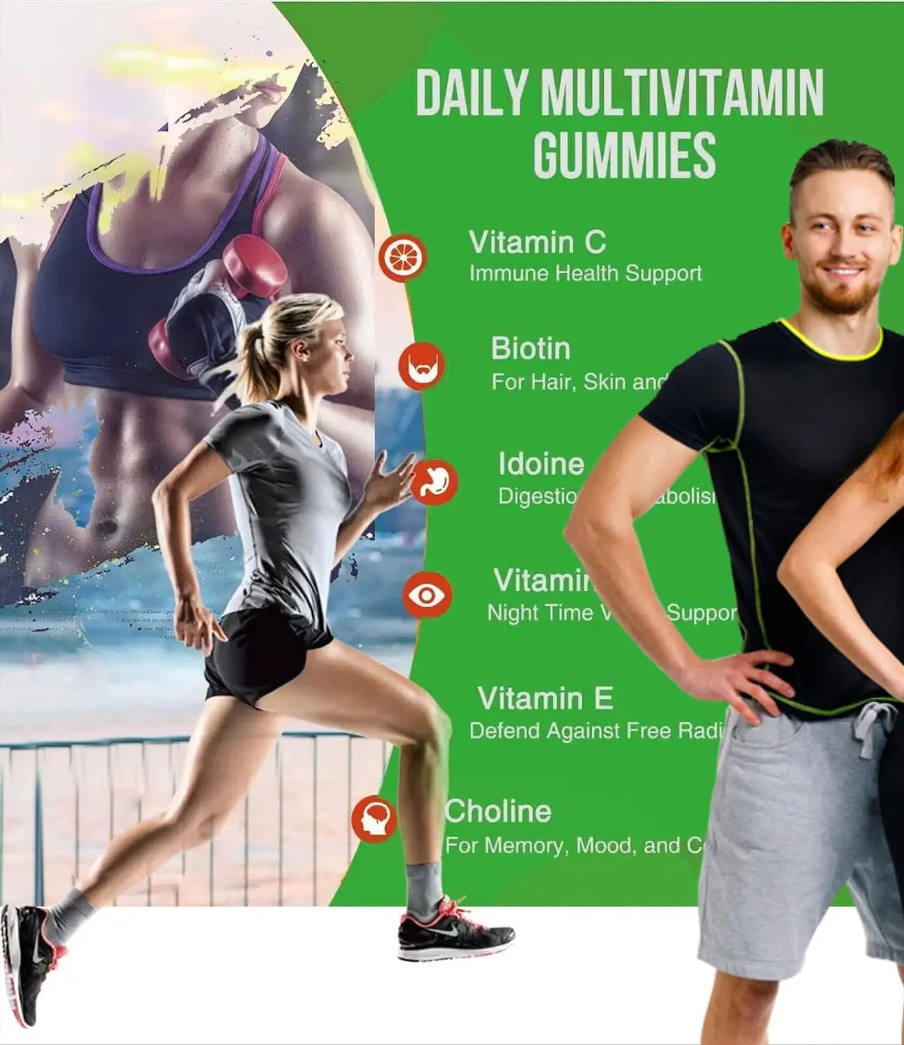 Organic Greek® Multivitamin Gummies with Vitamin A, C, D, E, Zinc, B12, Biotin, B6, Iodine, Pantothenic Acid for Men & Women Organic Greek buy supplements canada