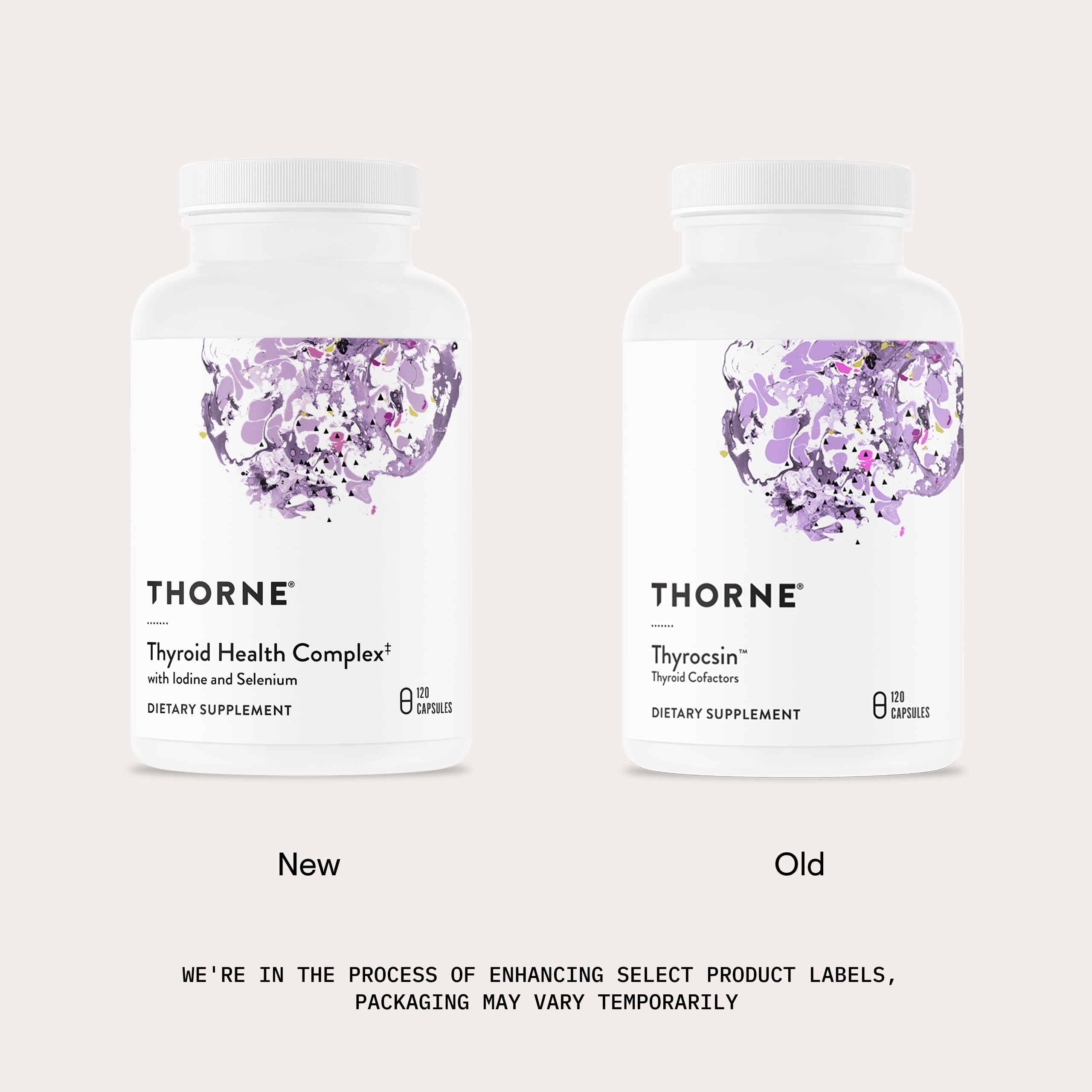 THORNE - Thyroid Health Complex (Formerly Thyrocsin) - Thyroid Cofactors for Thyroid Function Support* - Vitamins B12, C & E, Ashwagandha, Iodine, Zinc, Selenium, Copper & L-Tyrosine - 60 Servings THORNE buy supplements canada