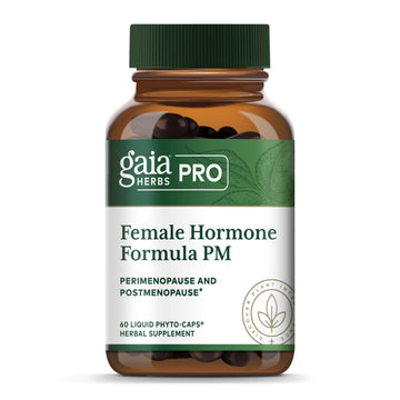 Gaia Herbs Pro Female Hormone Formula PM - Women's Health Supplement for Menopause & Sleep Support - Black Cohosh & St. John's Wort - Vegan, Soy-Free & Gluten-Free - 60 Liquid Phyto-Caps (30 Servings) Gaia Herbs PRO buy supplements canada