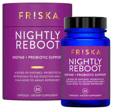 FRISKA Nightly Reboot Enzyme and Probiotics Supplement, Promotes Better Digestion FR!SKA buy supplements canada