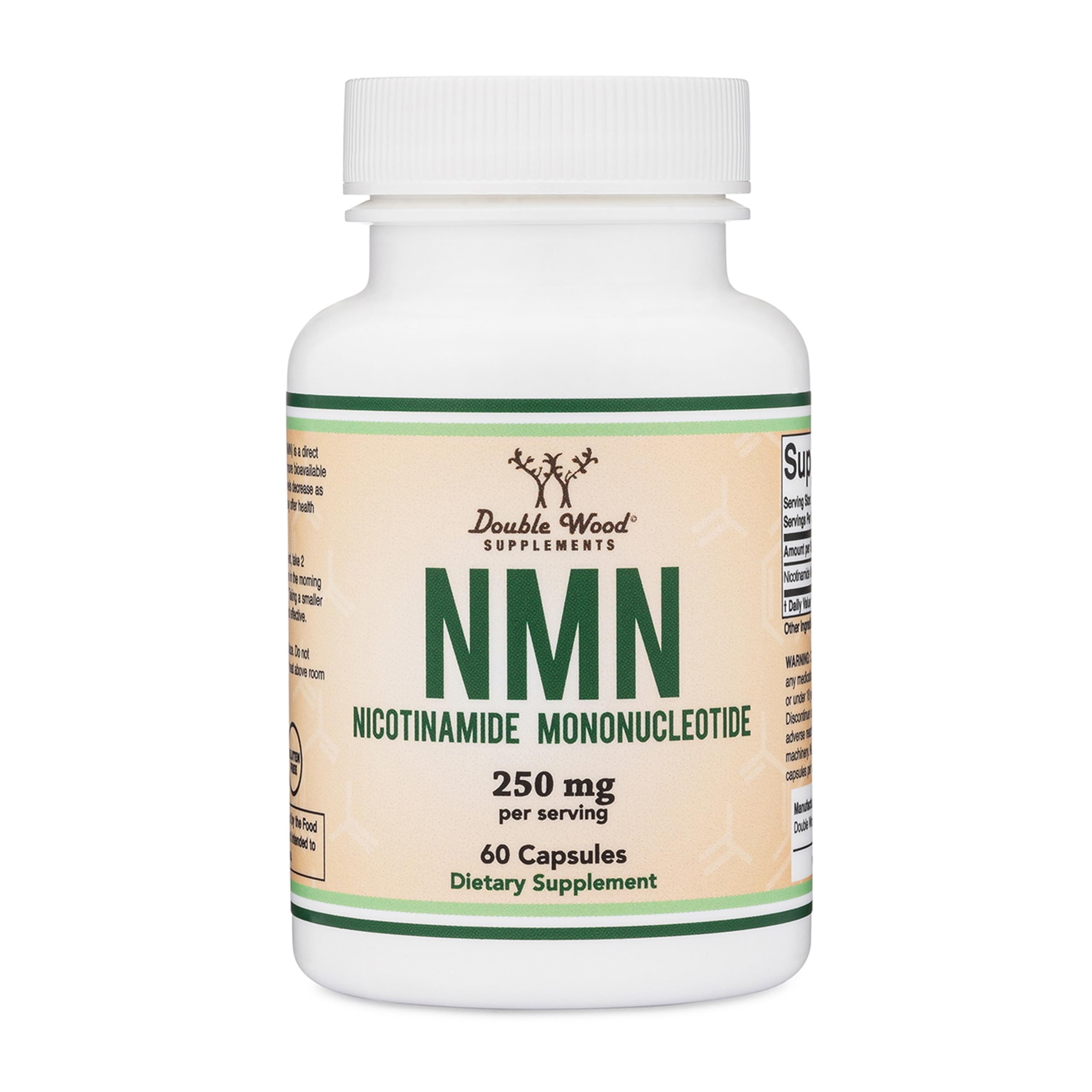 Double Wood Supplements NMN (Nicotinamide Mononucleotide) 250mg, 60 Capsules - 30 Servings, Gluten Free Double Wood Supplements buy supplements canada