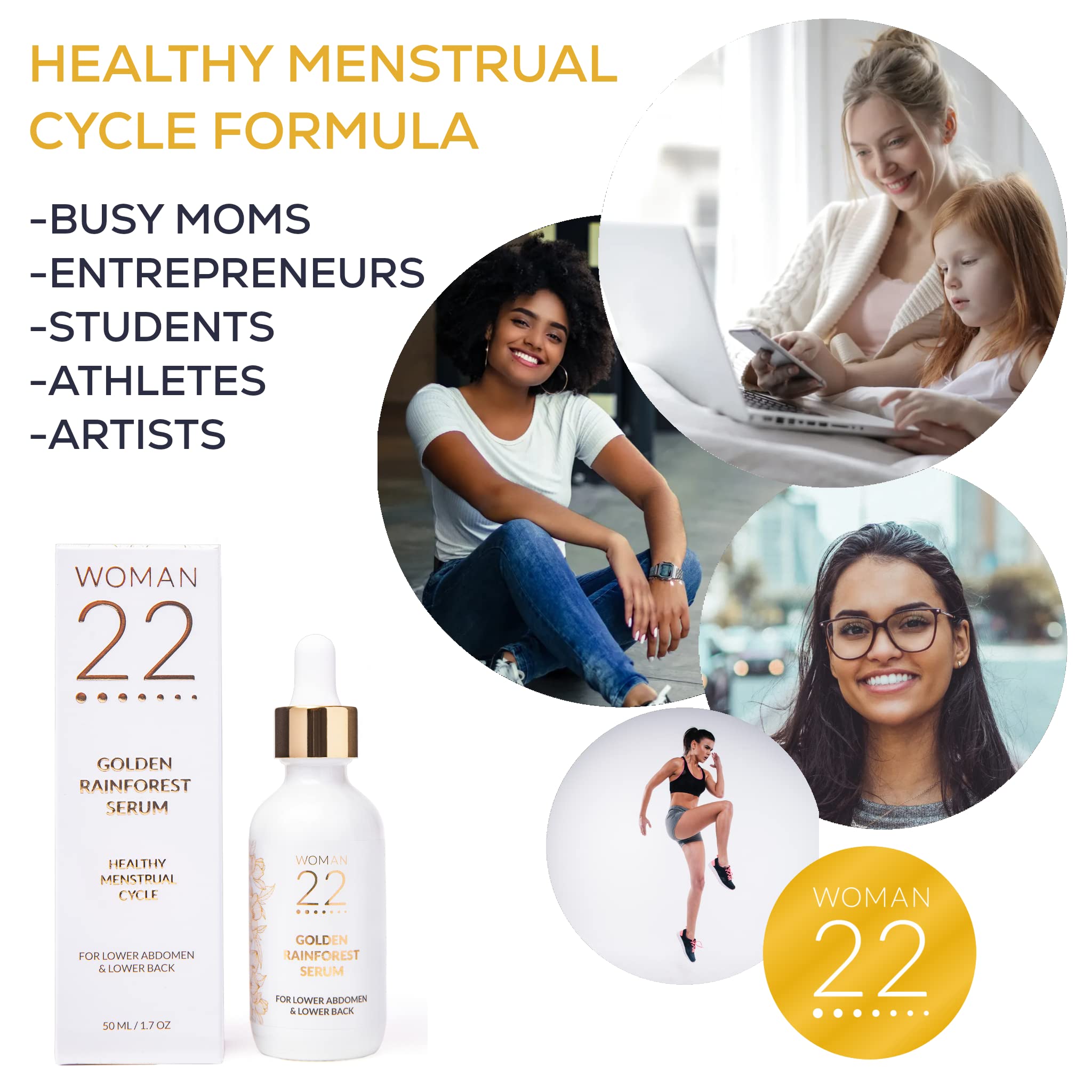 Topical Soothing Serum for Difficult Periods, Cramps, Bloating & more. Apply Lower Abdomen Woman 22 buy supplements canada