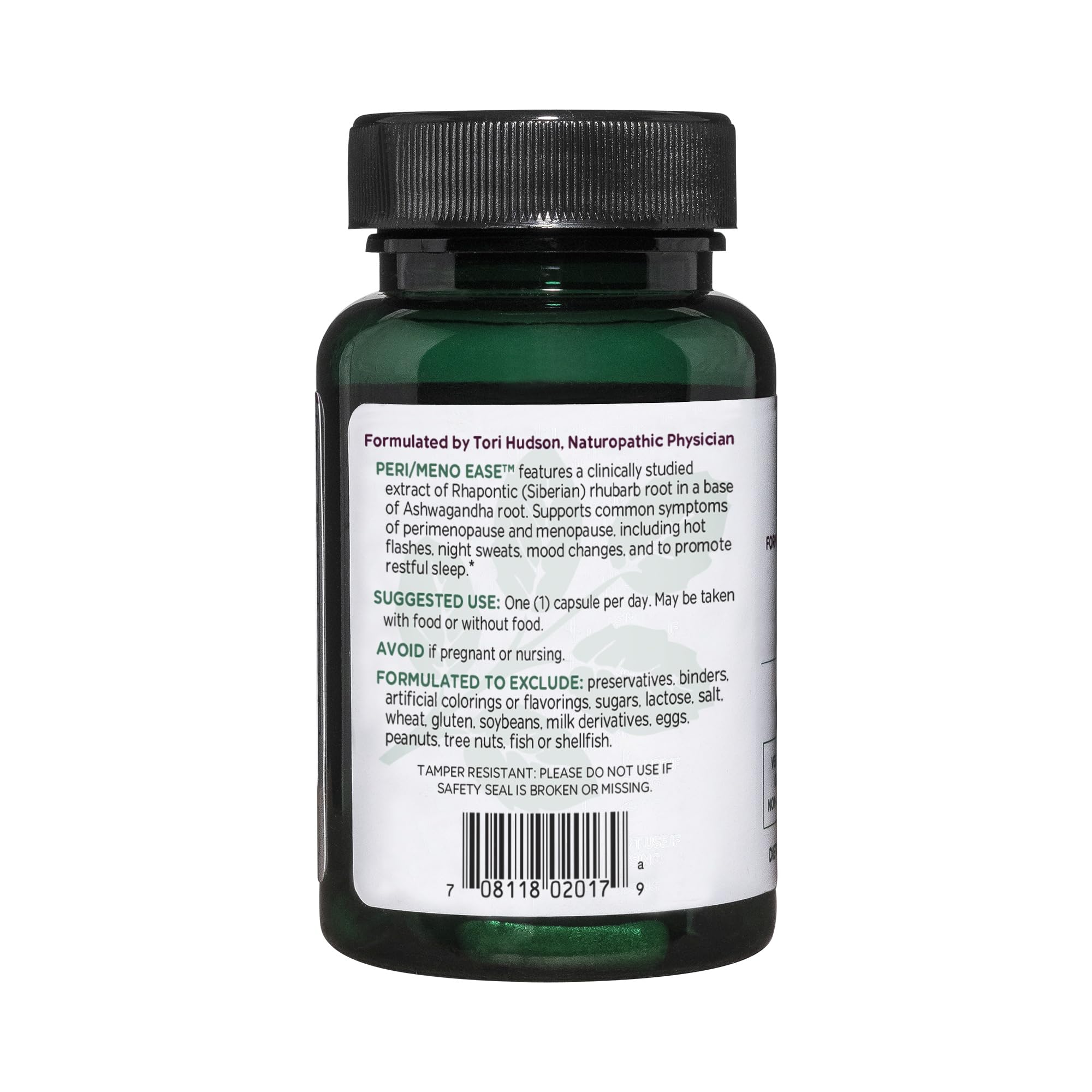Vitanica Peri/Meno Ease - for Perimenopause and Menopause Symptoms - Hot Flash Relief with Clinically Studied Siberian Rhubarb Extract - Supports Sleep and Stress with Ashwagandha - Vegan - 30 Caps Vitanica buy supplements canada