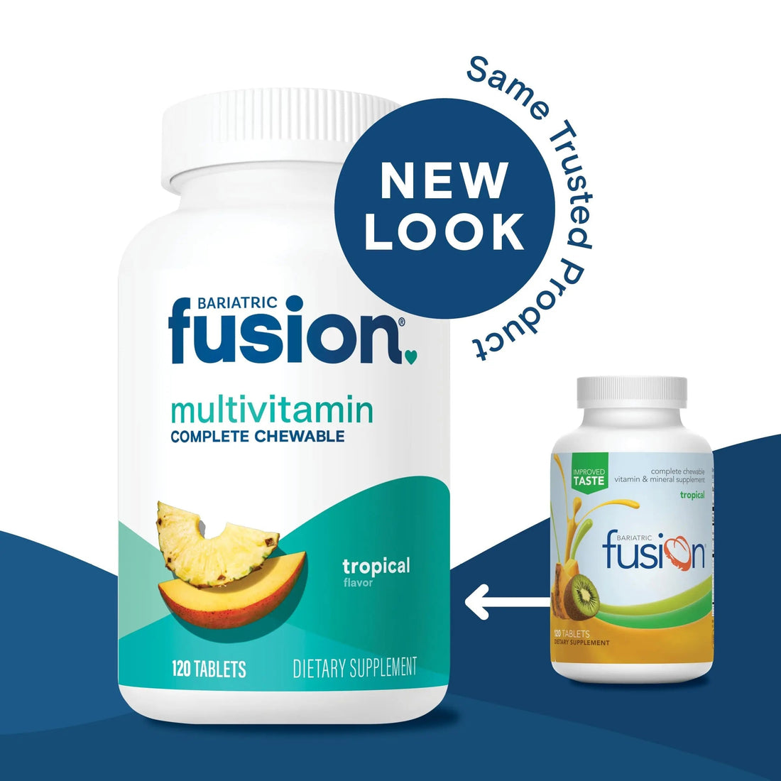 Bariatric Fusion Bariatric Multivitamin with Iron Complete Chewable | Tropical Flavor | Post Bariatric Vitamins Bariatric Fusion buy supplements canada