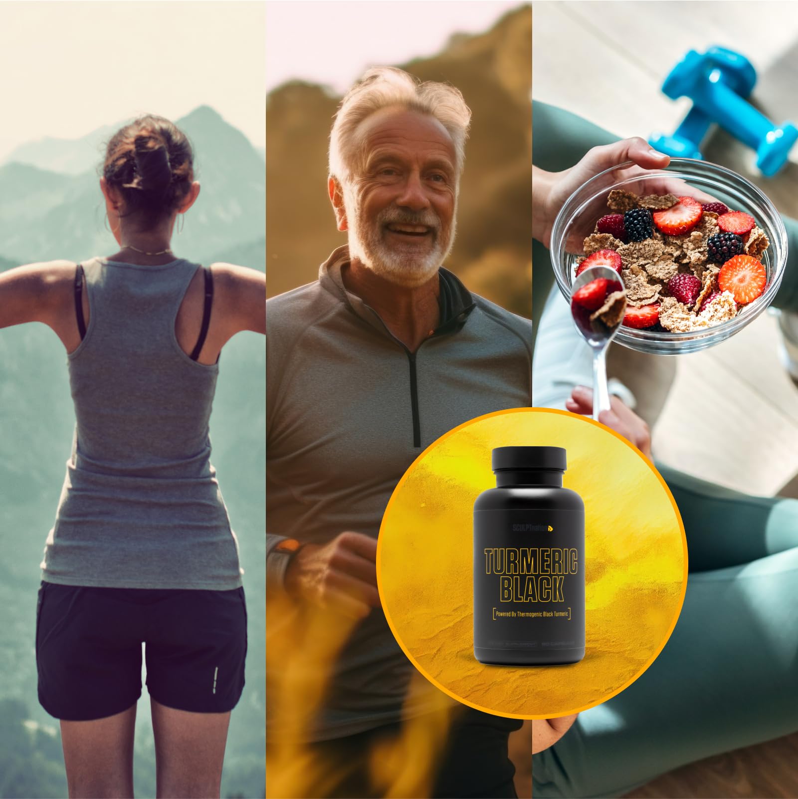 Sculpt Nation by V Shred Powerful Turmeric Supplement - Turmeric Curcumin Sculpt Nation buy supplements canada